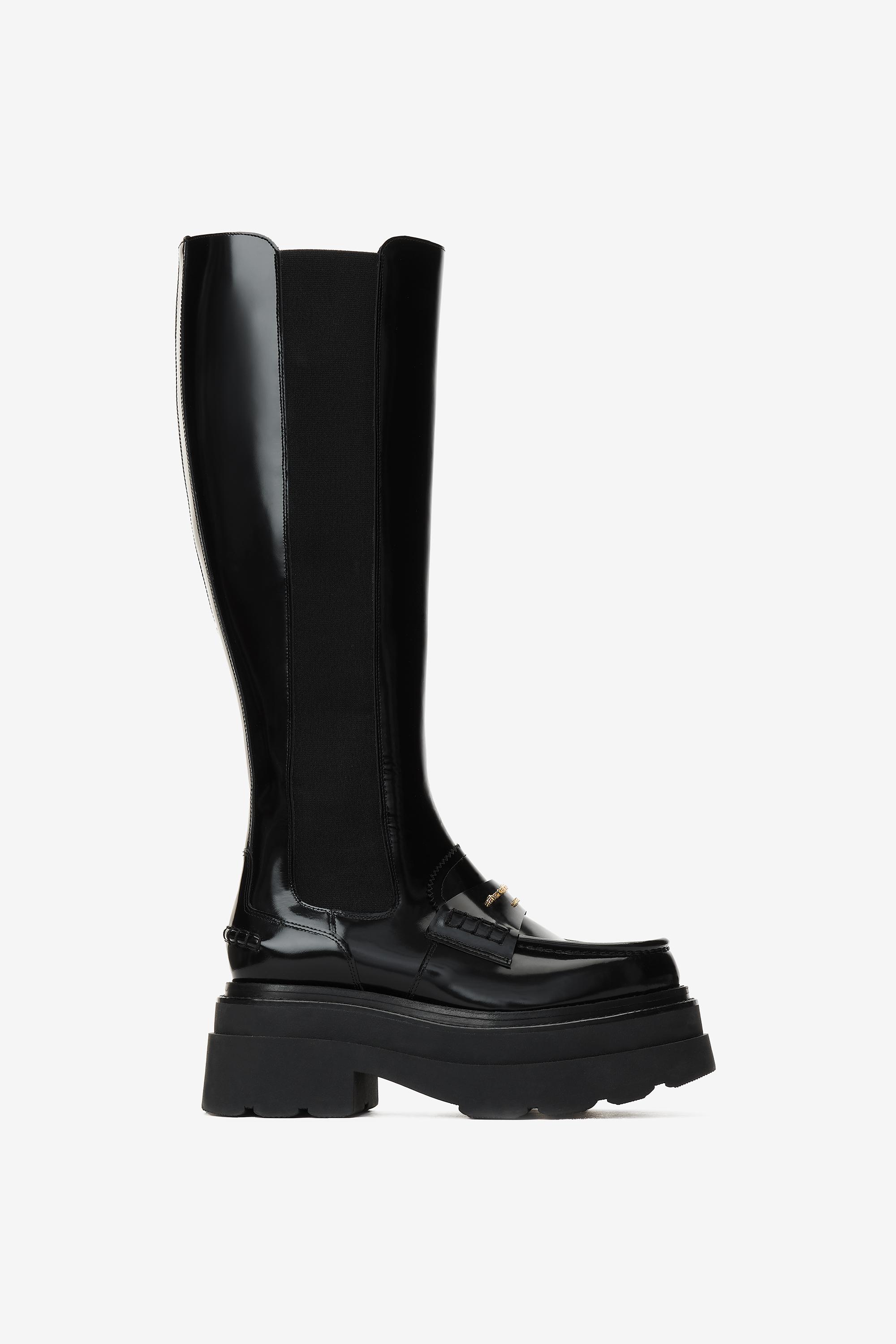 Platform tall outlet boots