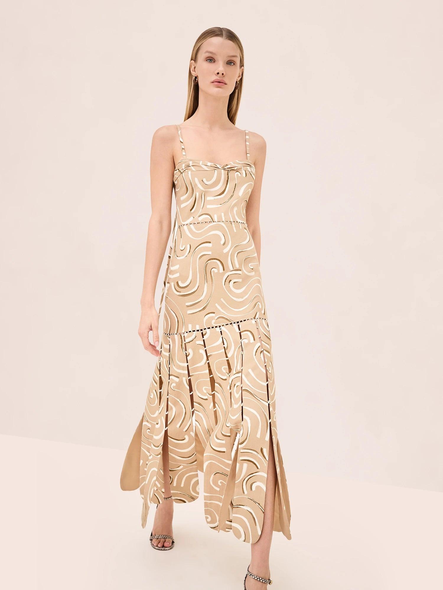 black blue white gold dress illusion explained ALEXIS Prague Dress main image 0