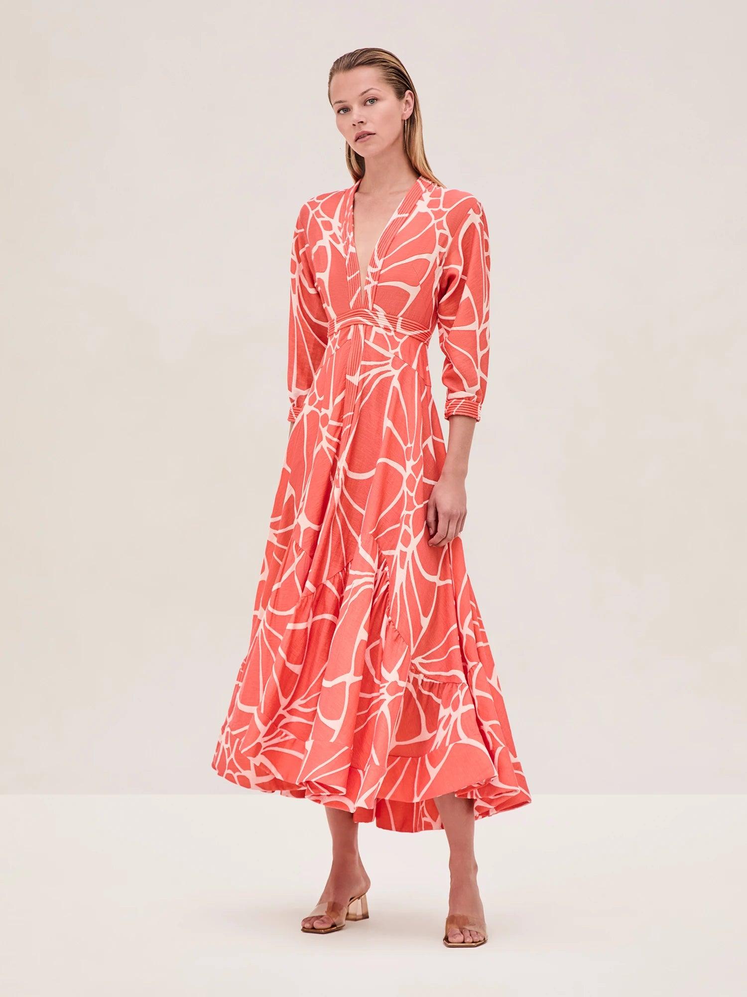 alexis wrap midi dress Alexis