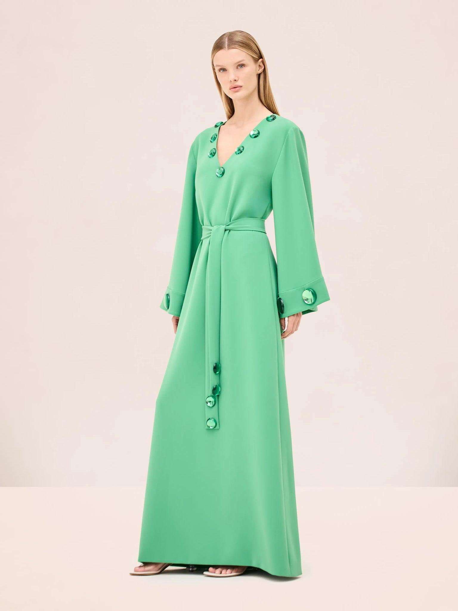 alexis green feather dress THE ALEXIS FEATHER TRIM MINI DRESS (TURQUOISE/GREEN) | Love Cherish main image 1