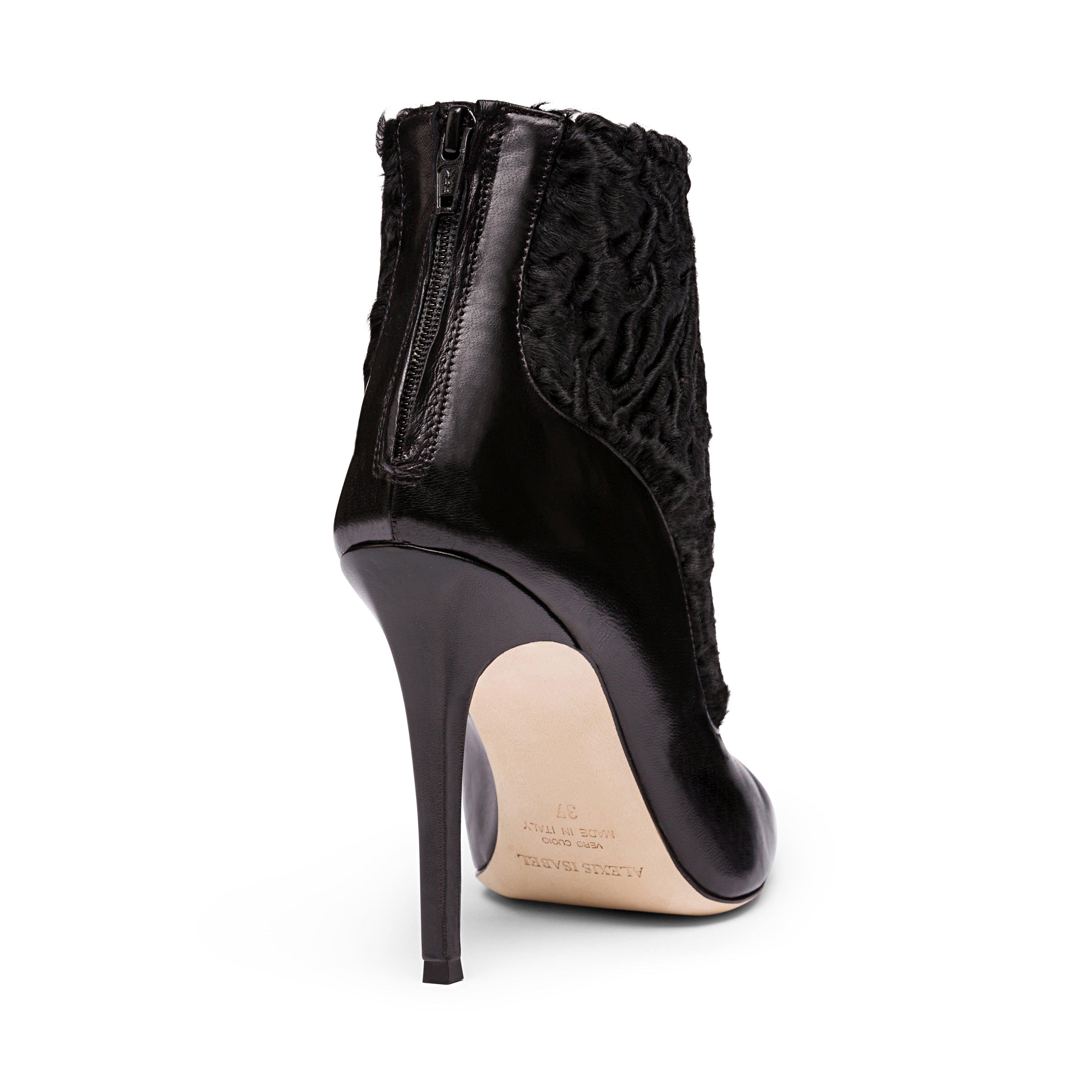 Alexis Isabel Leather Jet in Black Lyst