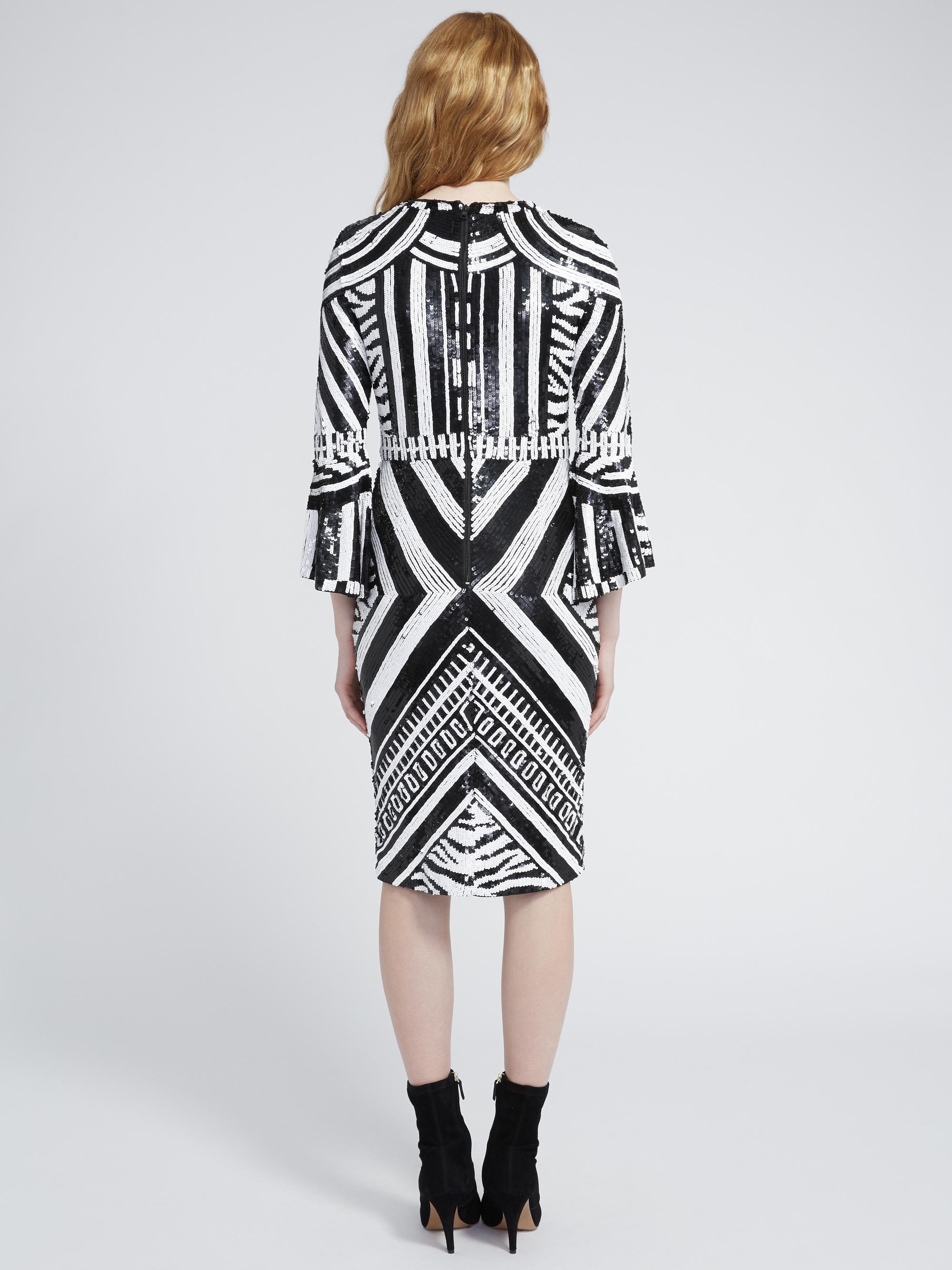 alice and olivia jae sequin gown