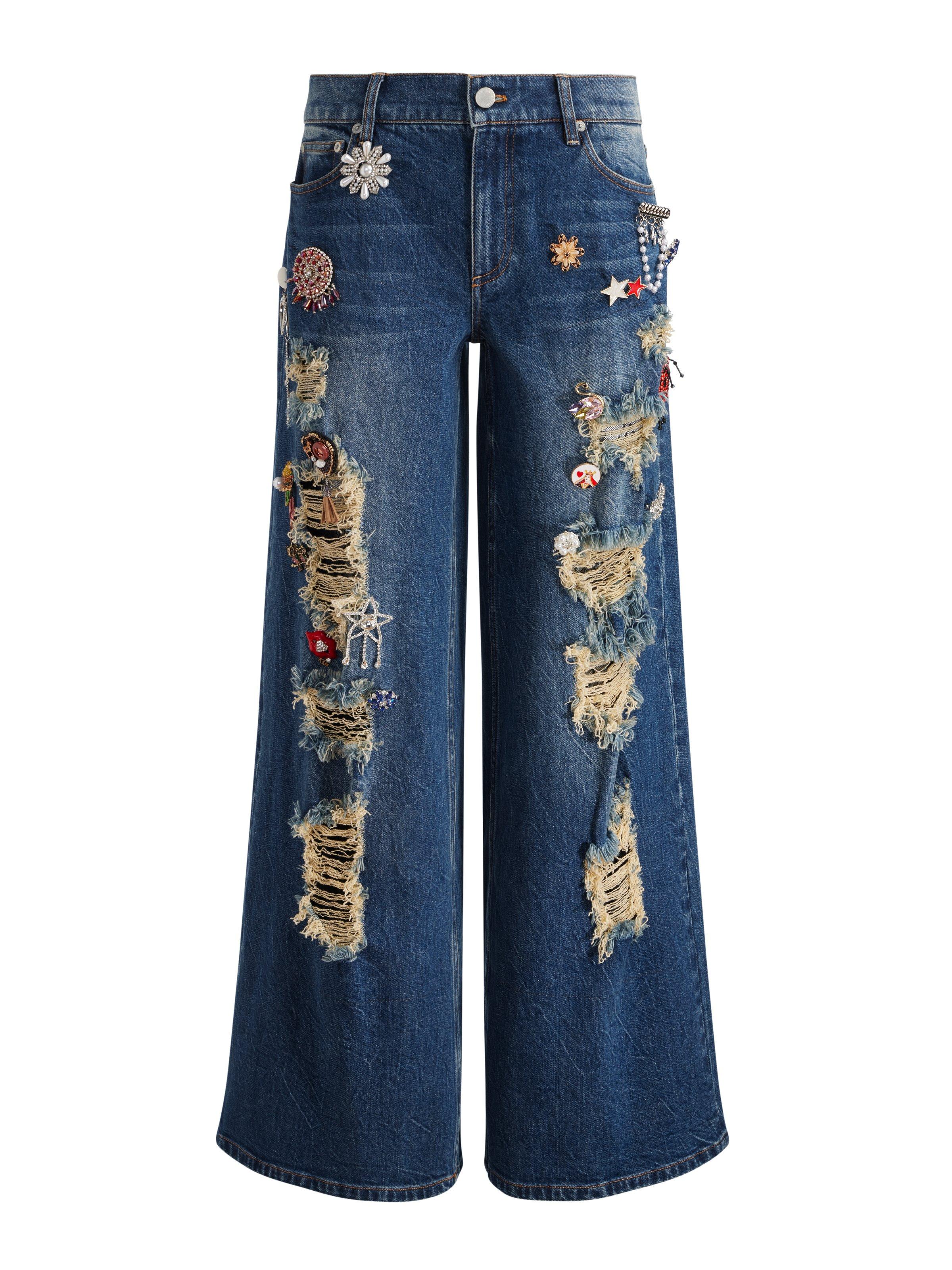Alice + Olivia Wide-leg jeans for Women | Online Sale up to