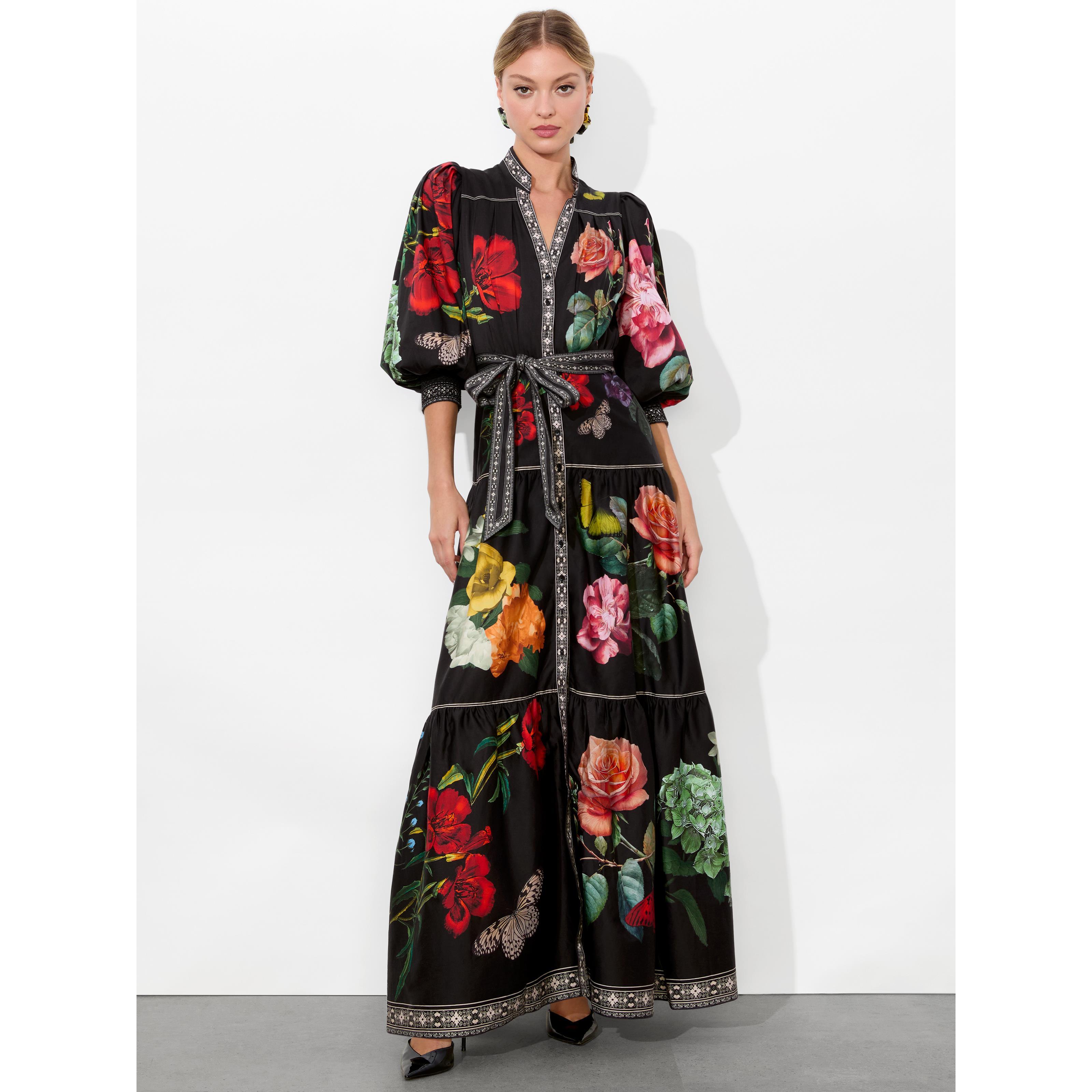 ALICE+OLIVIA アリスアンドオリビア シャツワンピース CORA Cora Shirt Dress In Monarch Light Emerald Medium | Alice +