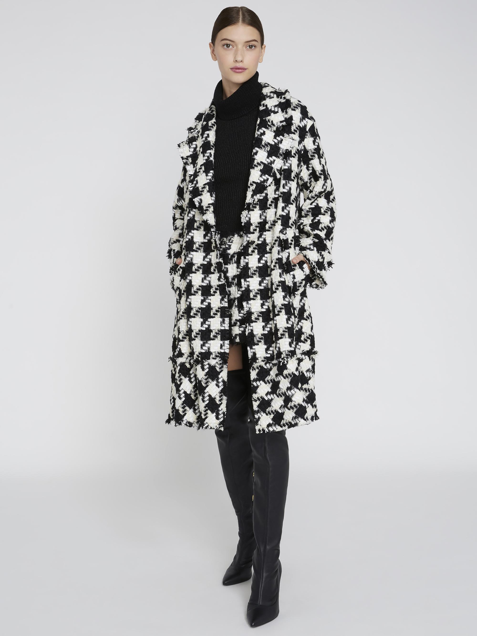 alice and olivia houndstooth coat