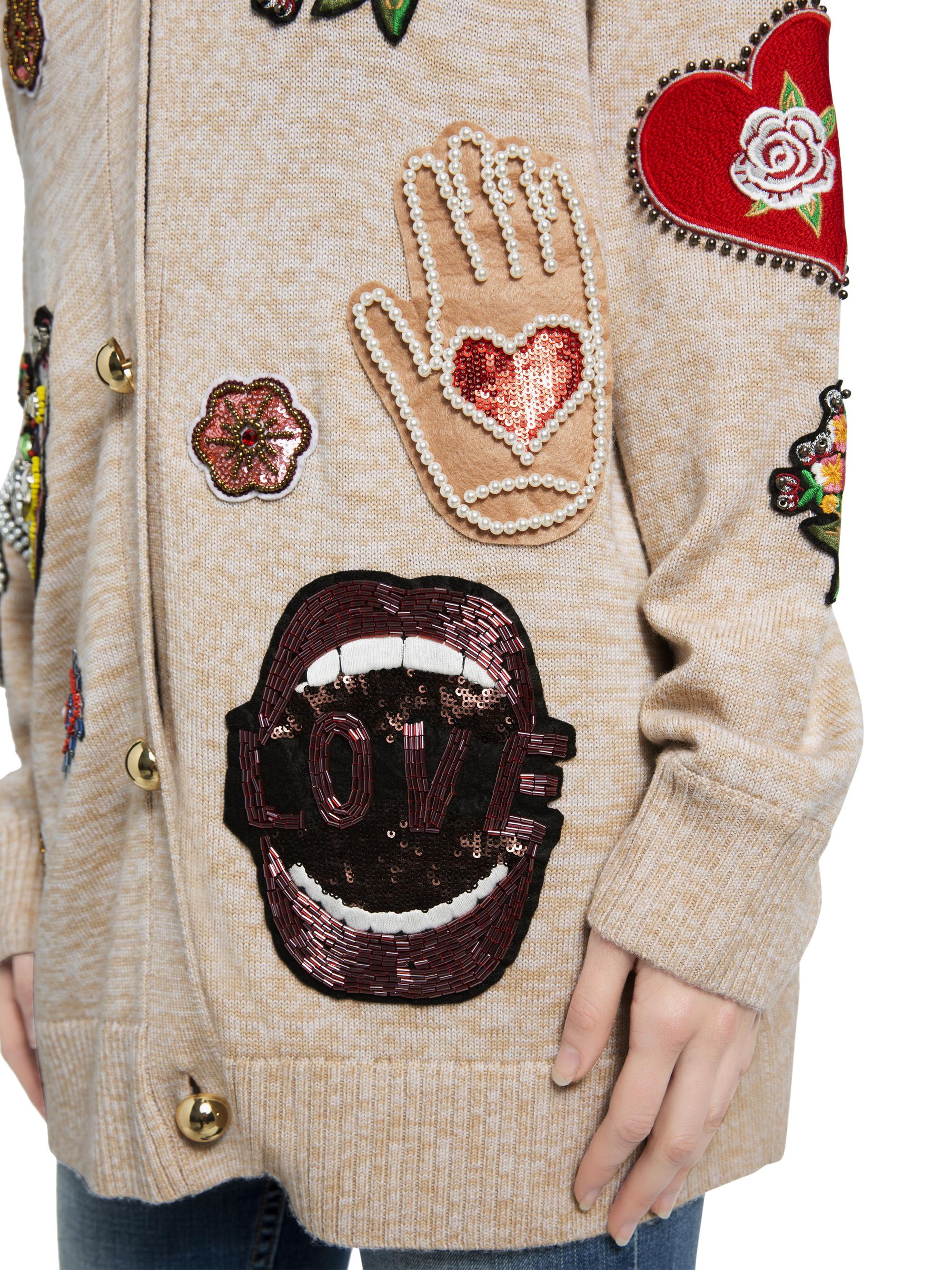 Wool Bradford Embellished Cardigan 