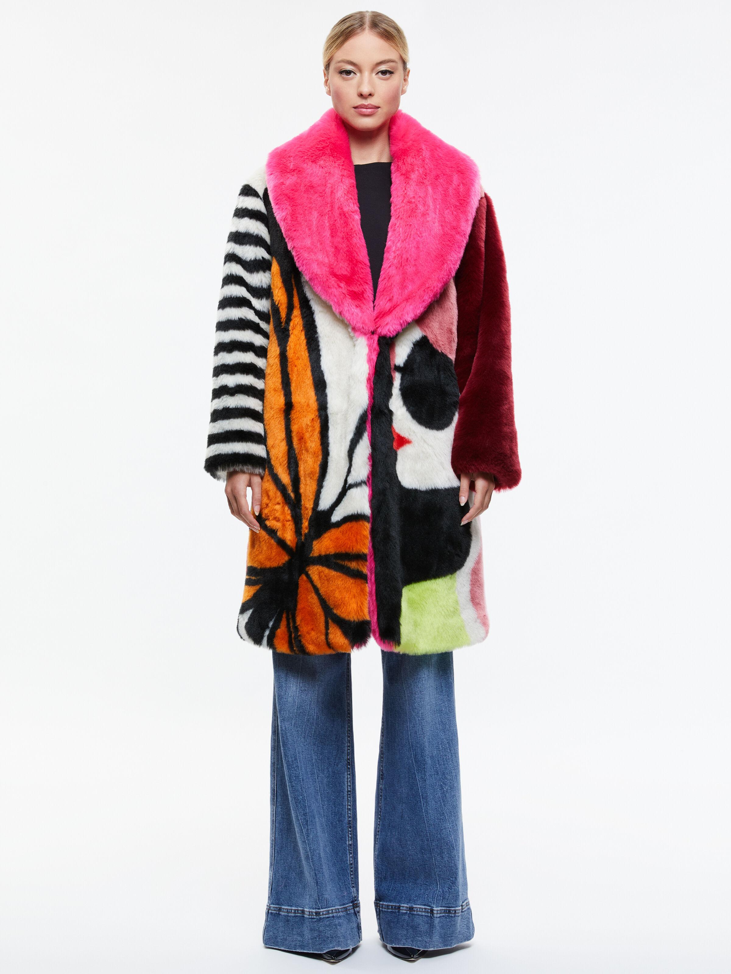 Alice and top olivia fur coat