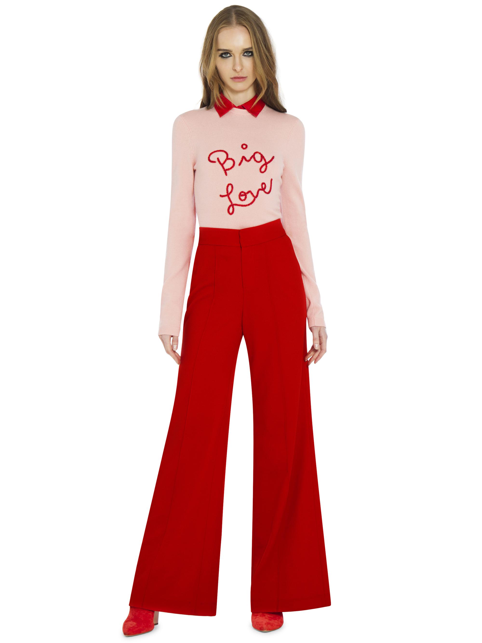 Alice + Olivia Dylan Hw Wide Leg Pant 