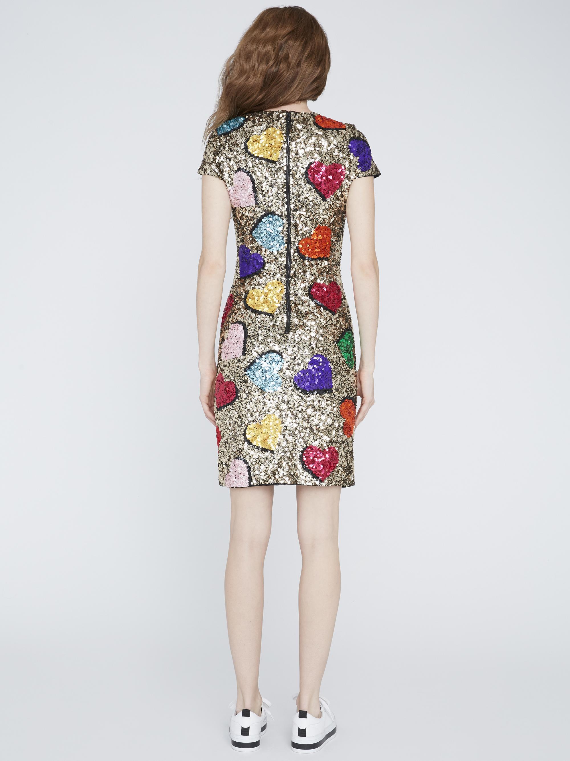 alice and olivia nat sequin dress