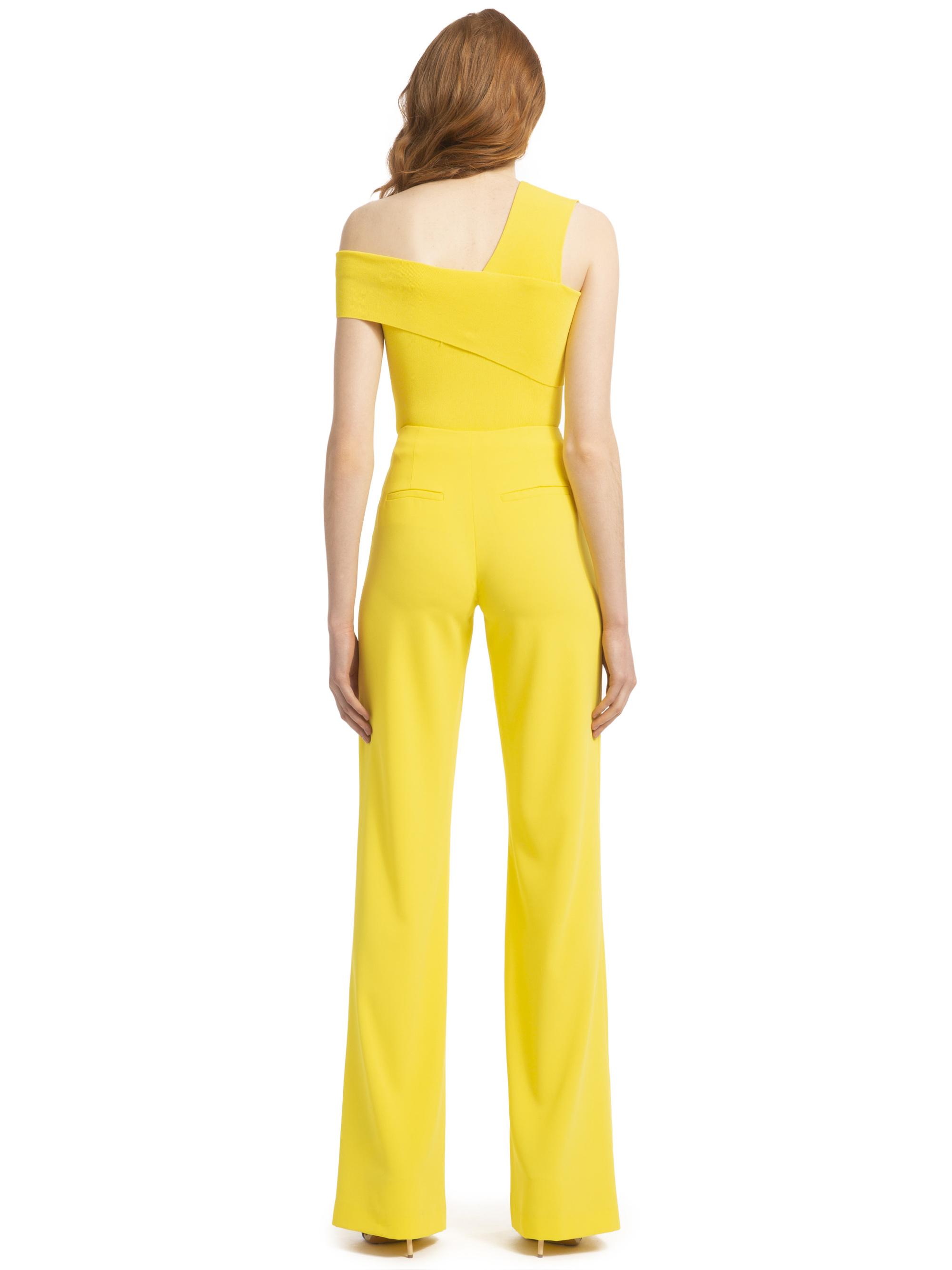 alice and olivia yellow pants