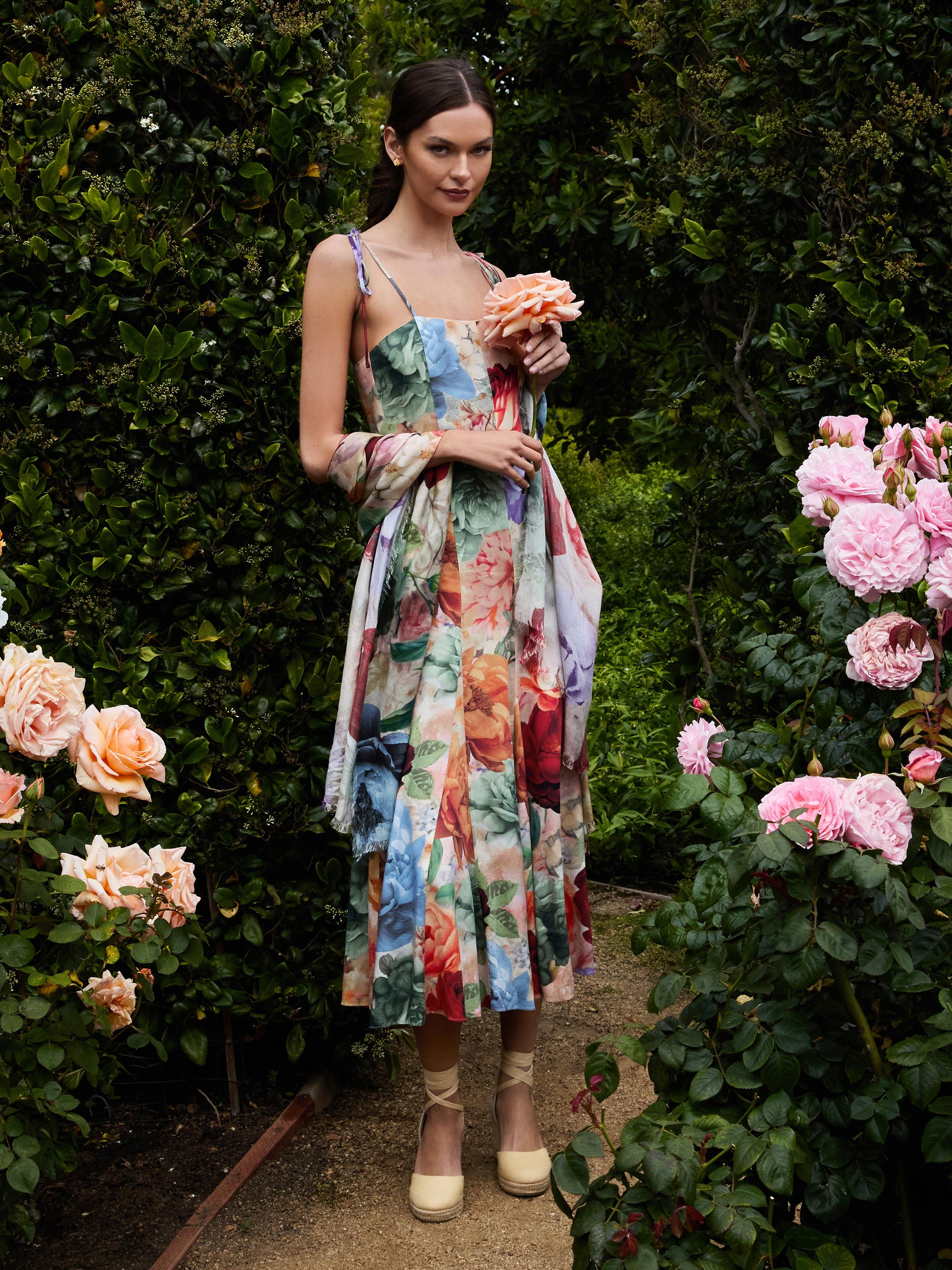 classic midi dress with sleeves Make Me Feel Joy Multi Color Paisley Midi Dress – Shop the Mint