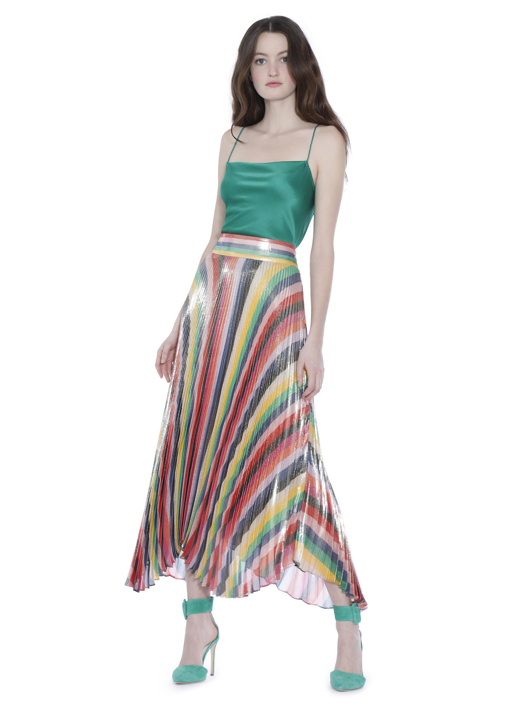 alice and olivia katz sunburst skirt