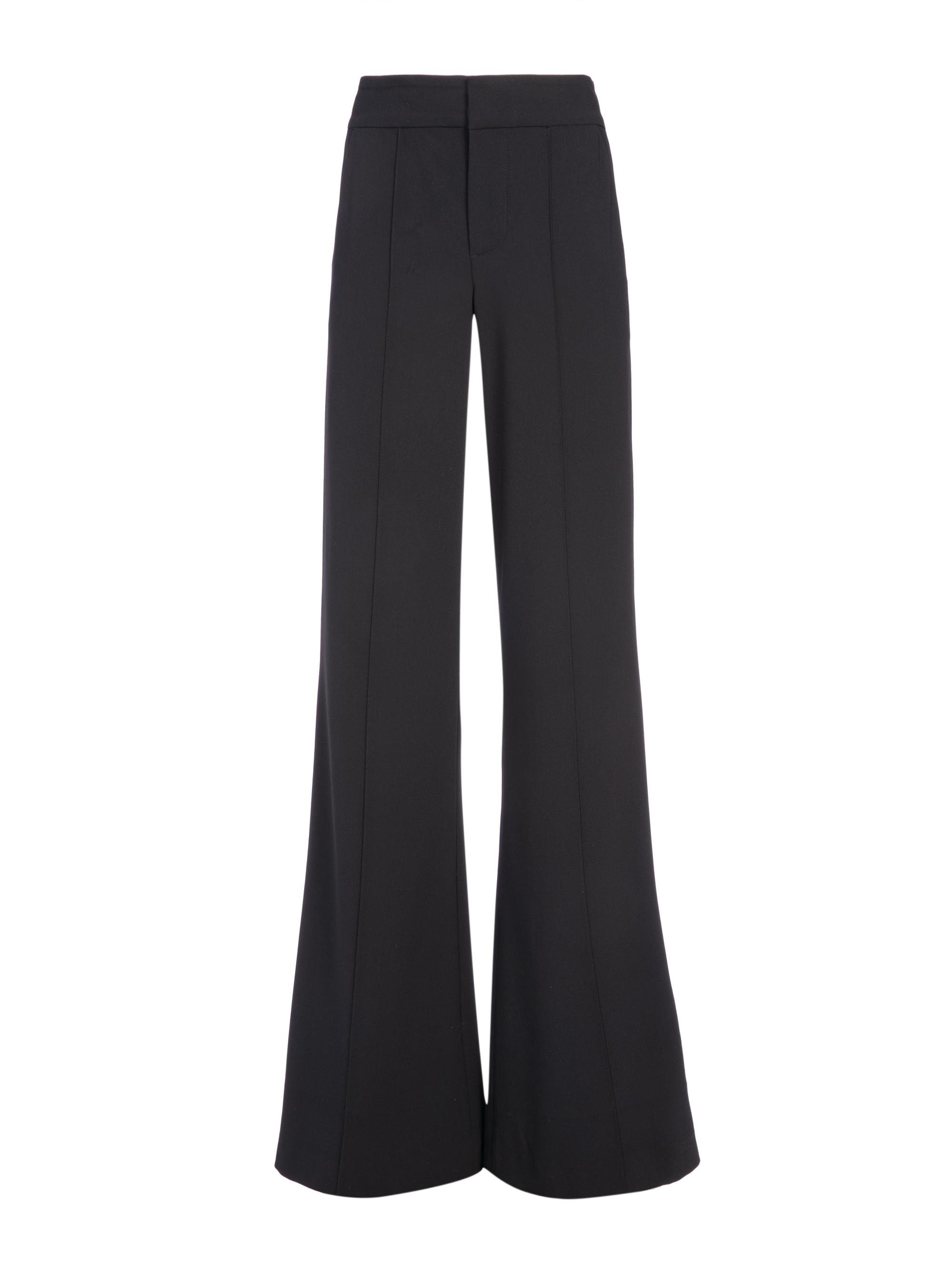 Alice + Olivia Synthetic Dylan High Waisted Wide Leg Pant in Black - Lyst