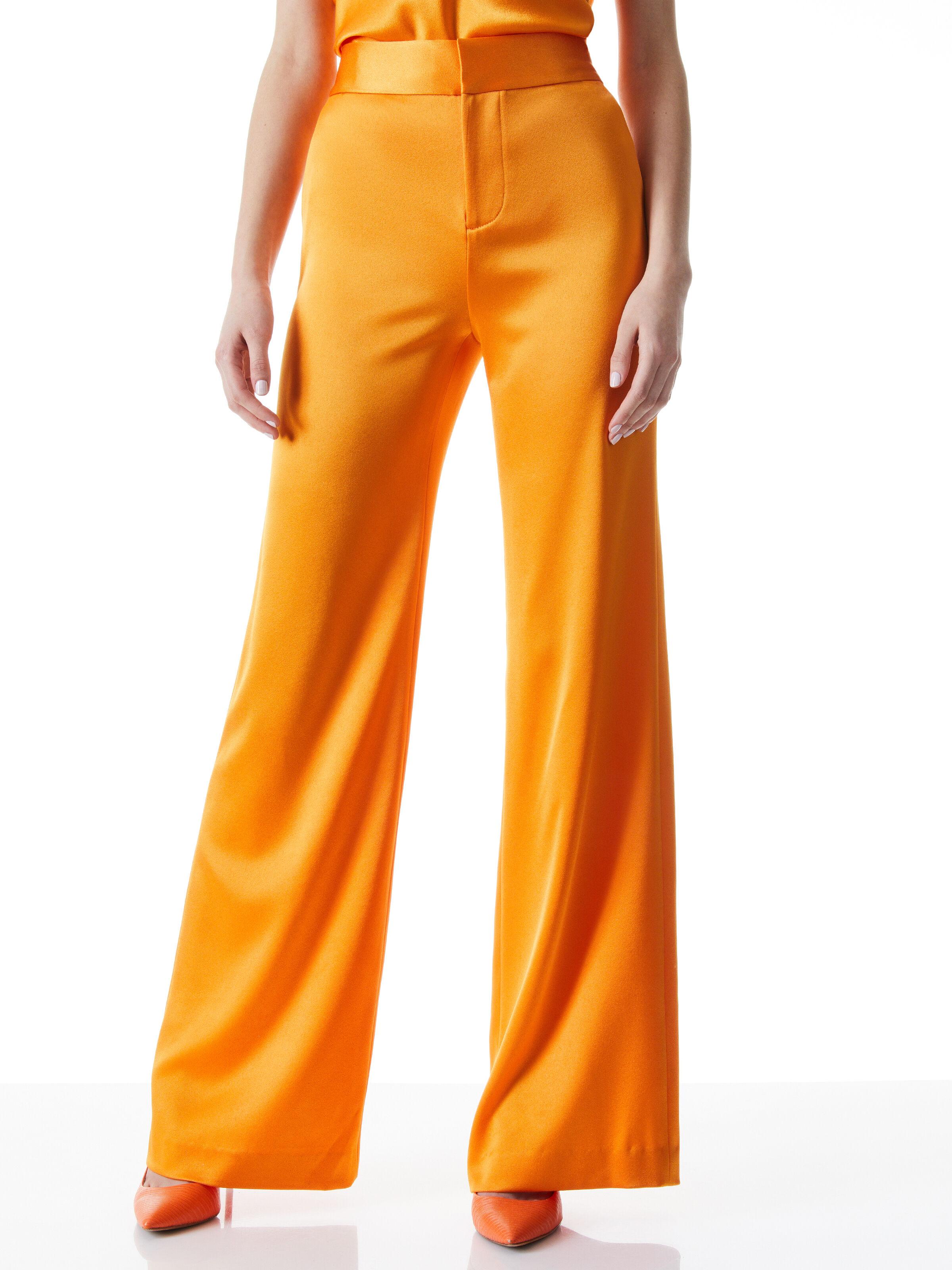 Alice + Olivia Alice + Olivia Deanna High Waisted Bootcut Pant in ...