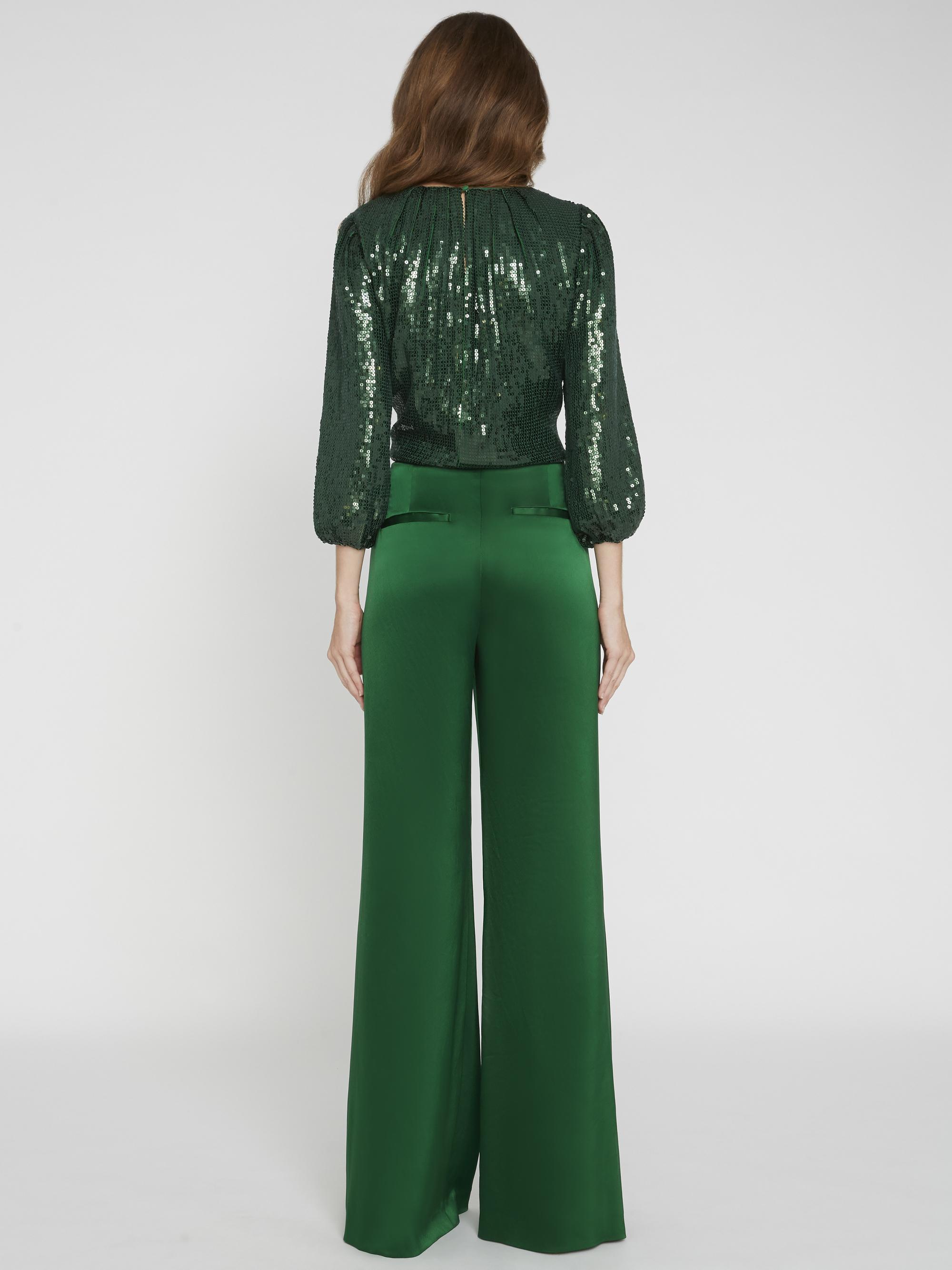 alice olivia sequin top