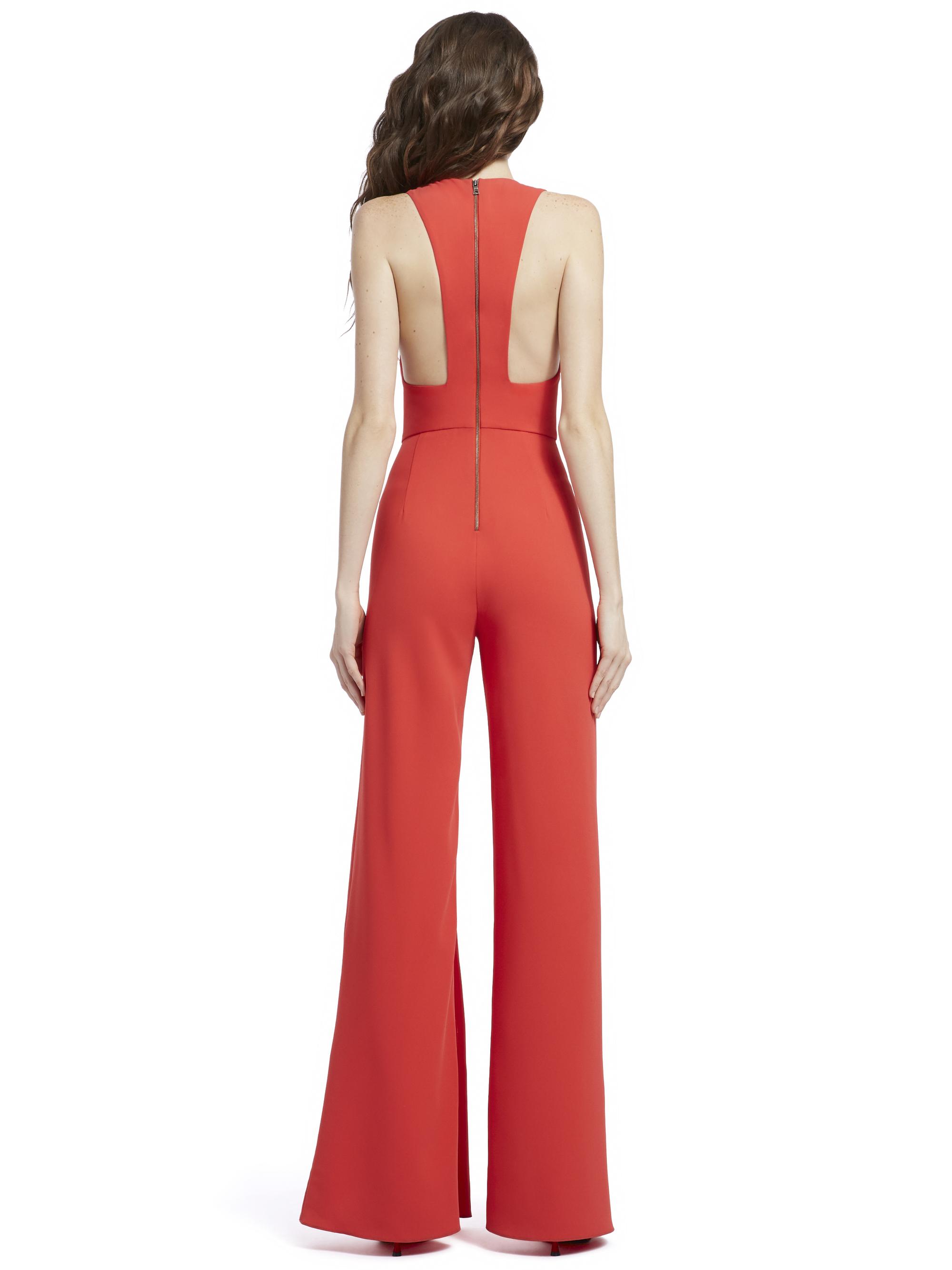 posey pleated cut out jumpsuit