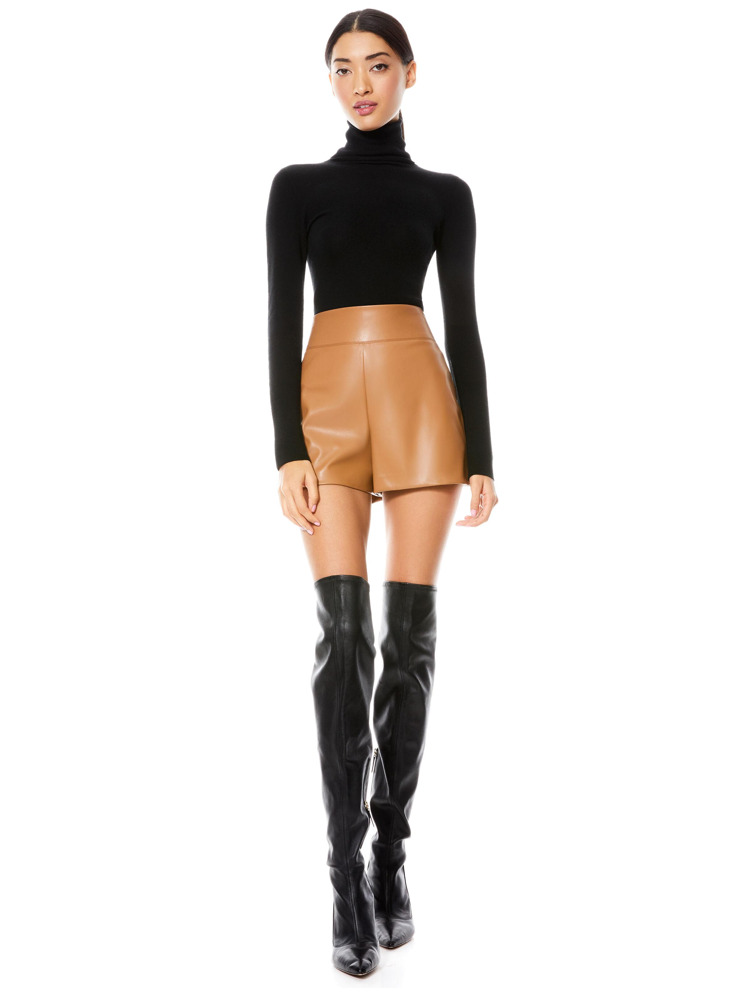 Olivia Donald Vegan Leather Short 