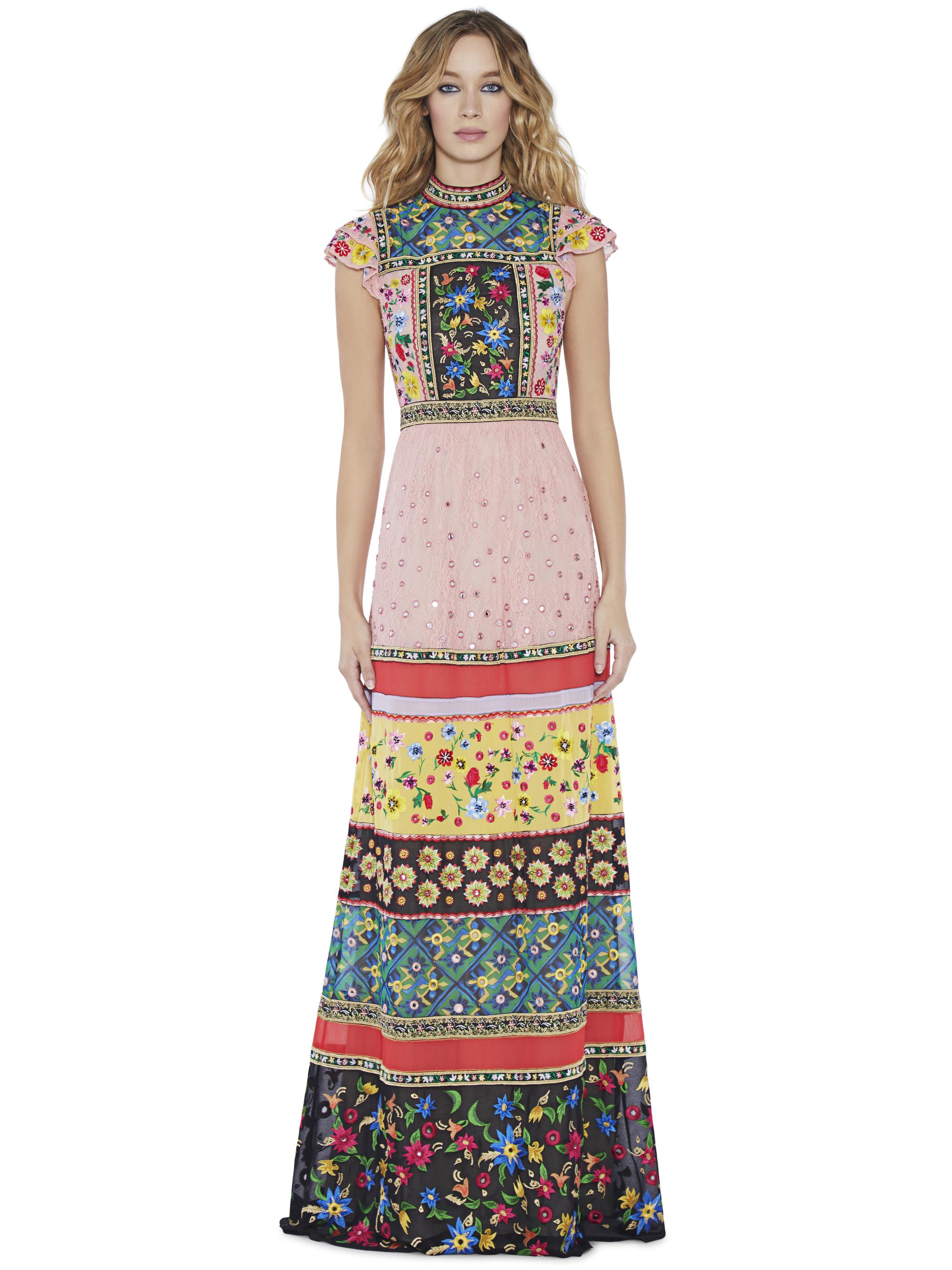 Alice Olivia Embroidered Dress 2024 www.feelyourbest