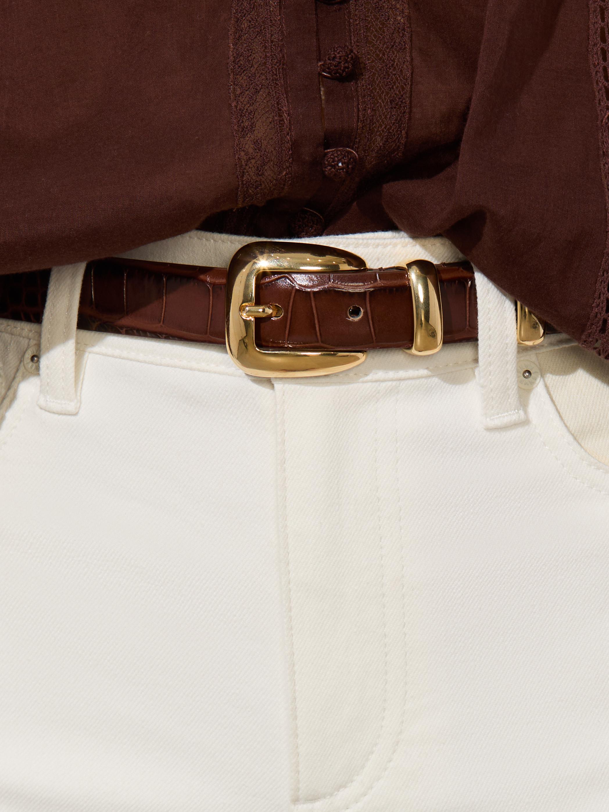 Alice + Olivia Hayden Buckle Belt | Lyst display picture 1
