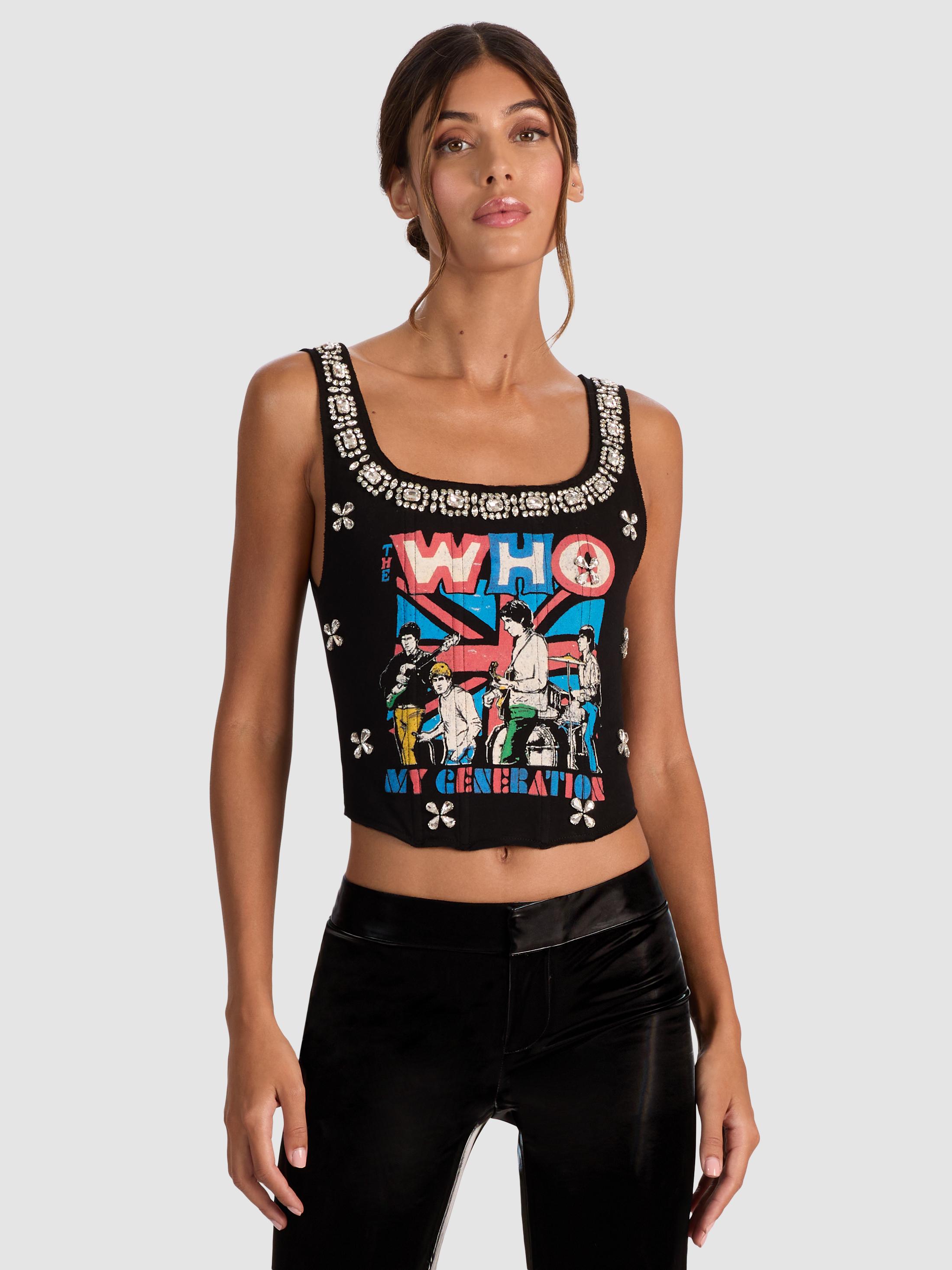 alice and olivia breslin corset midi dress Alice Olivia Womens Breslin Corset Midi Dress