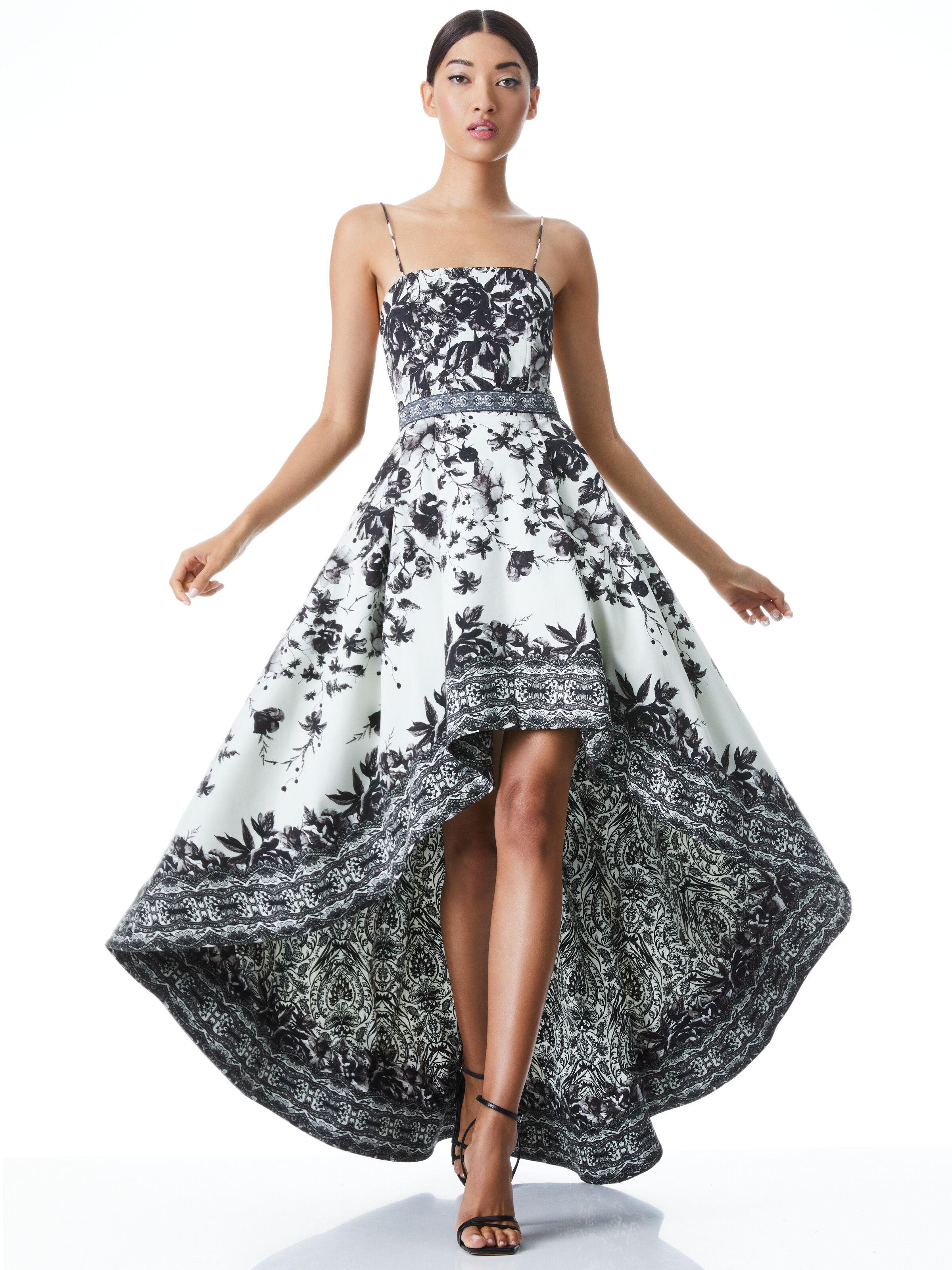Alice + Olivia Florence High Low Gown 