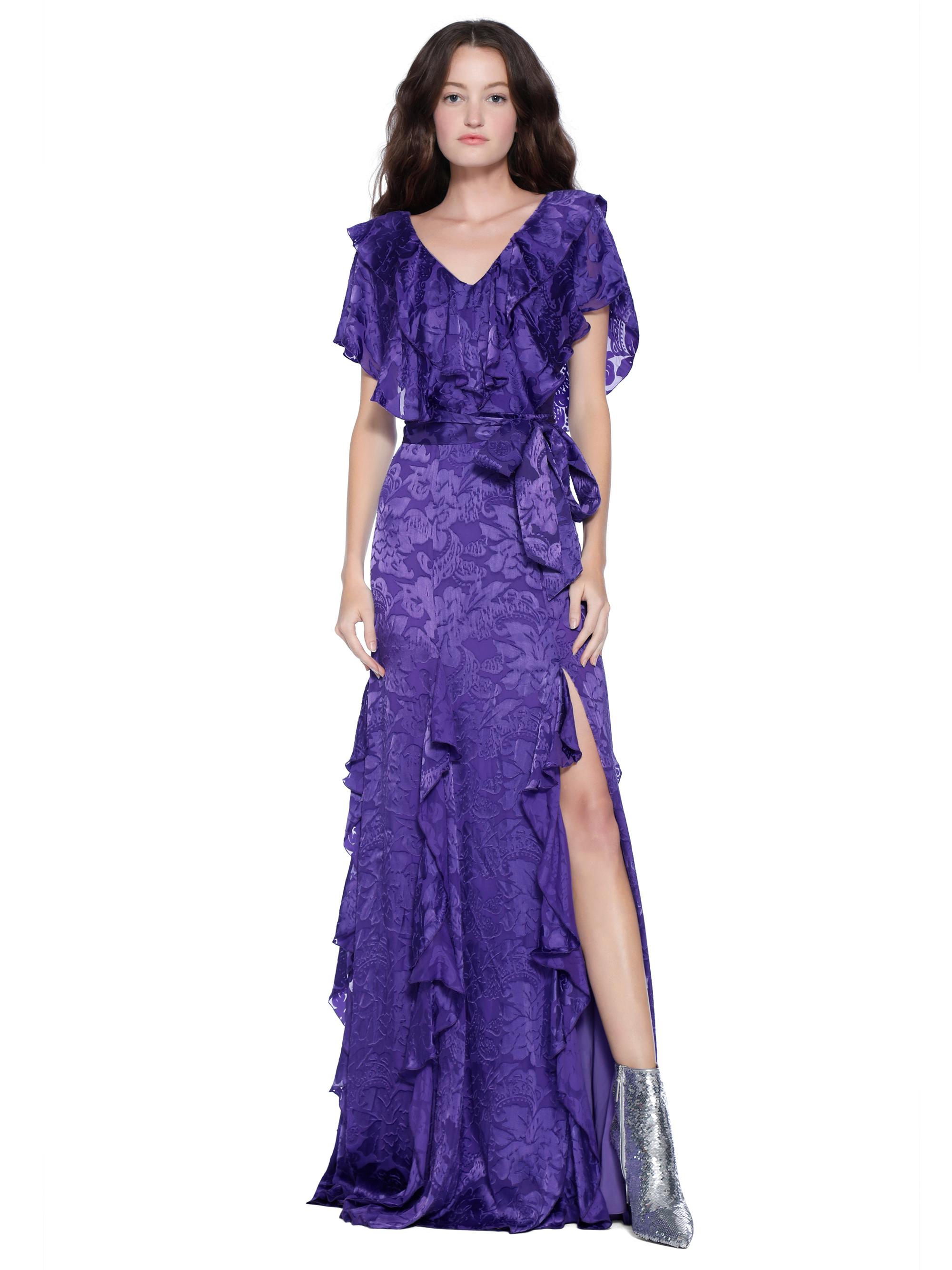 alice and olivia lavender dress