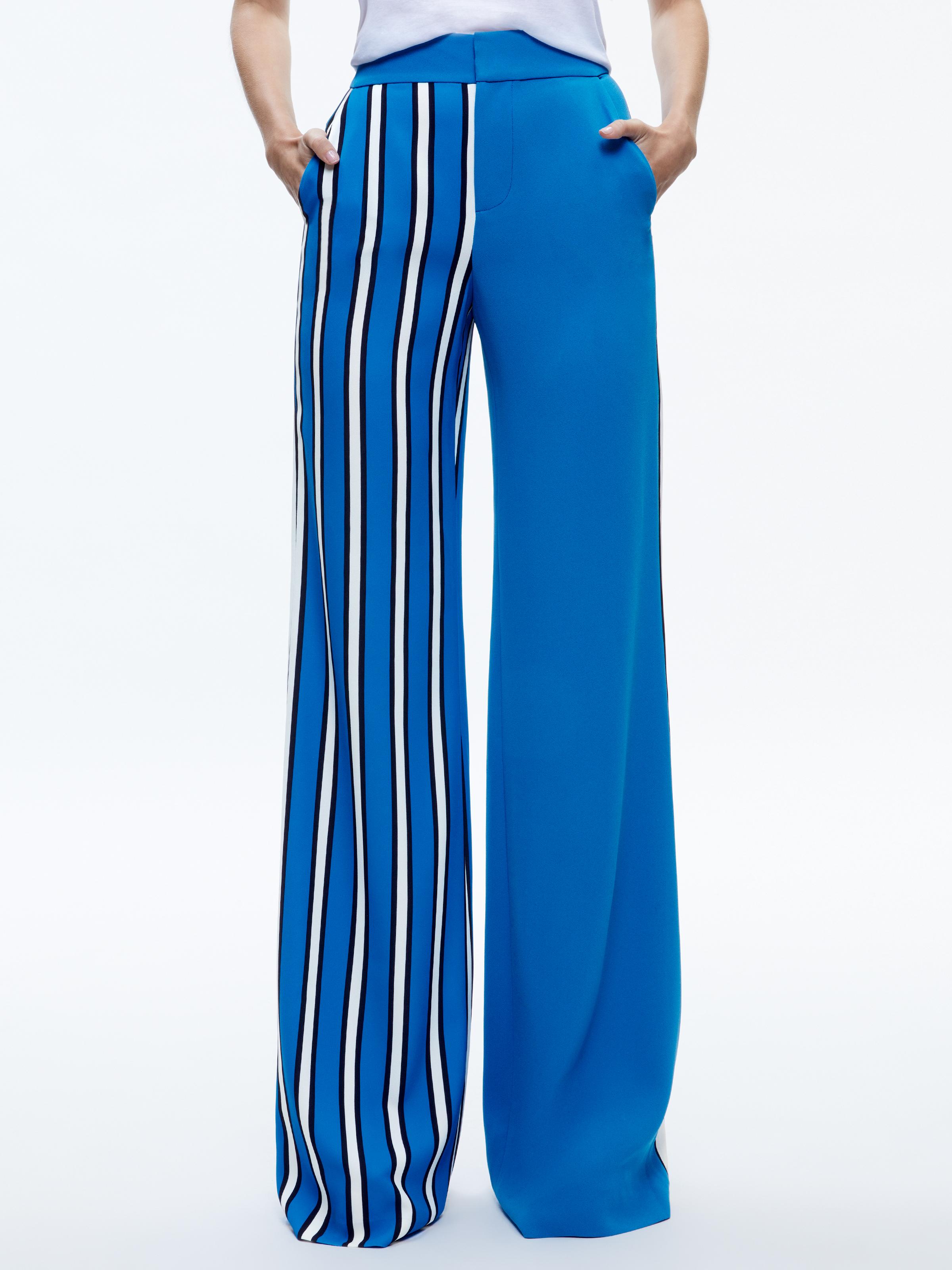 【ALICE+OLIVIA】Savetta High Waist Pants - Beyond Stripe CL000418105A001_01.jpg?sw=550&