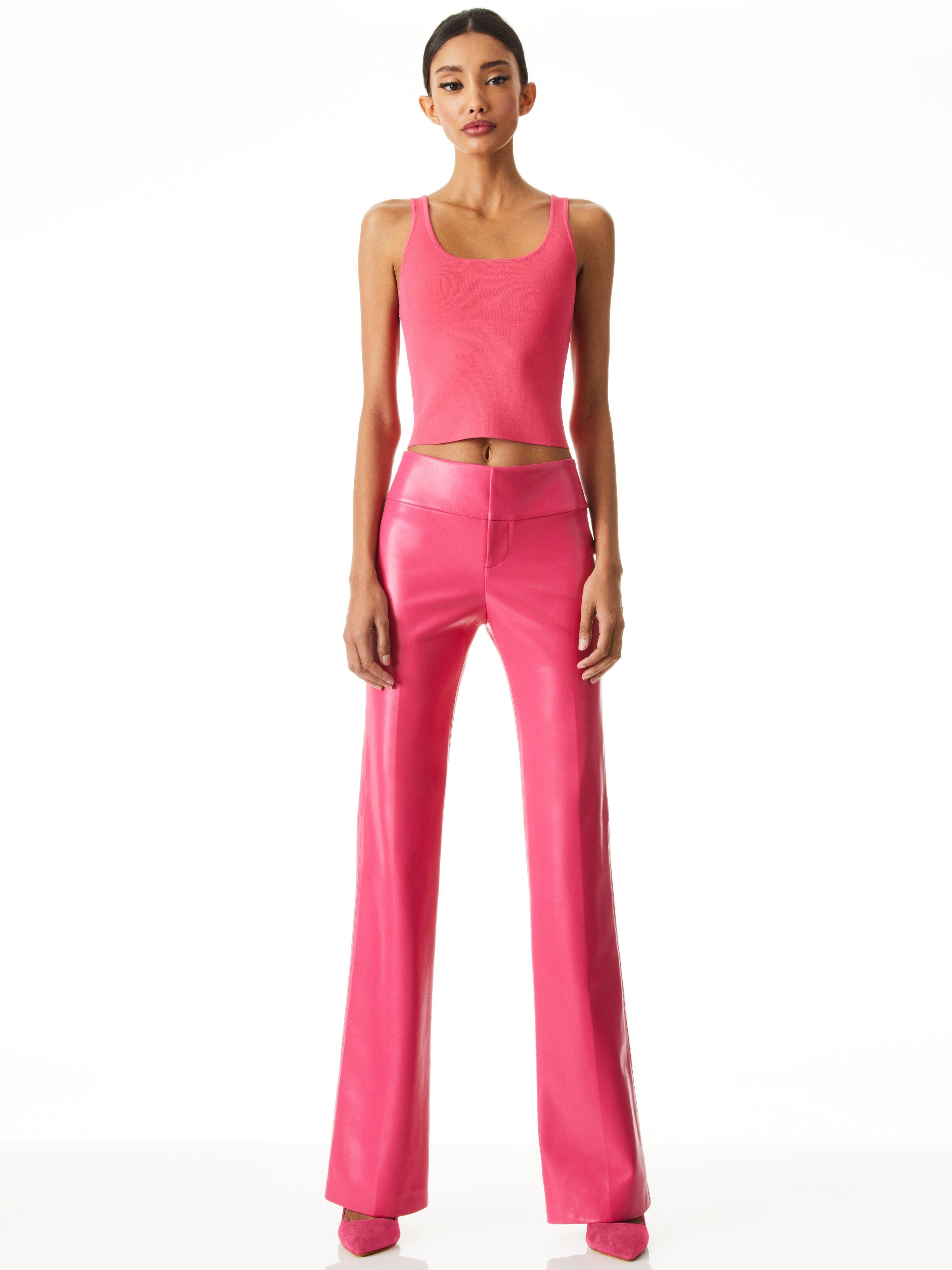 Alice + Olivia Marshall Faux Leather 