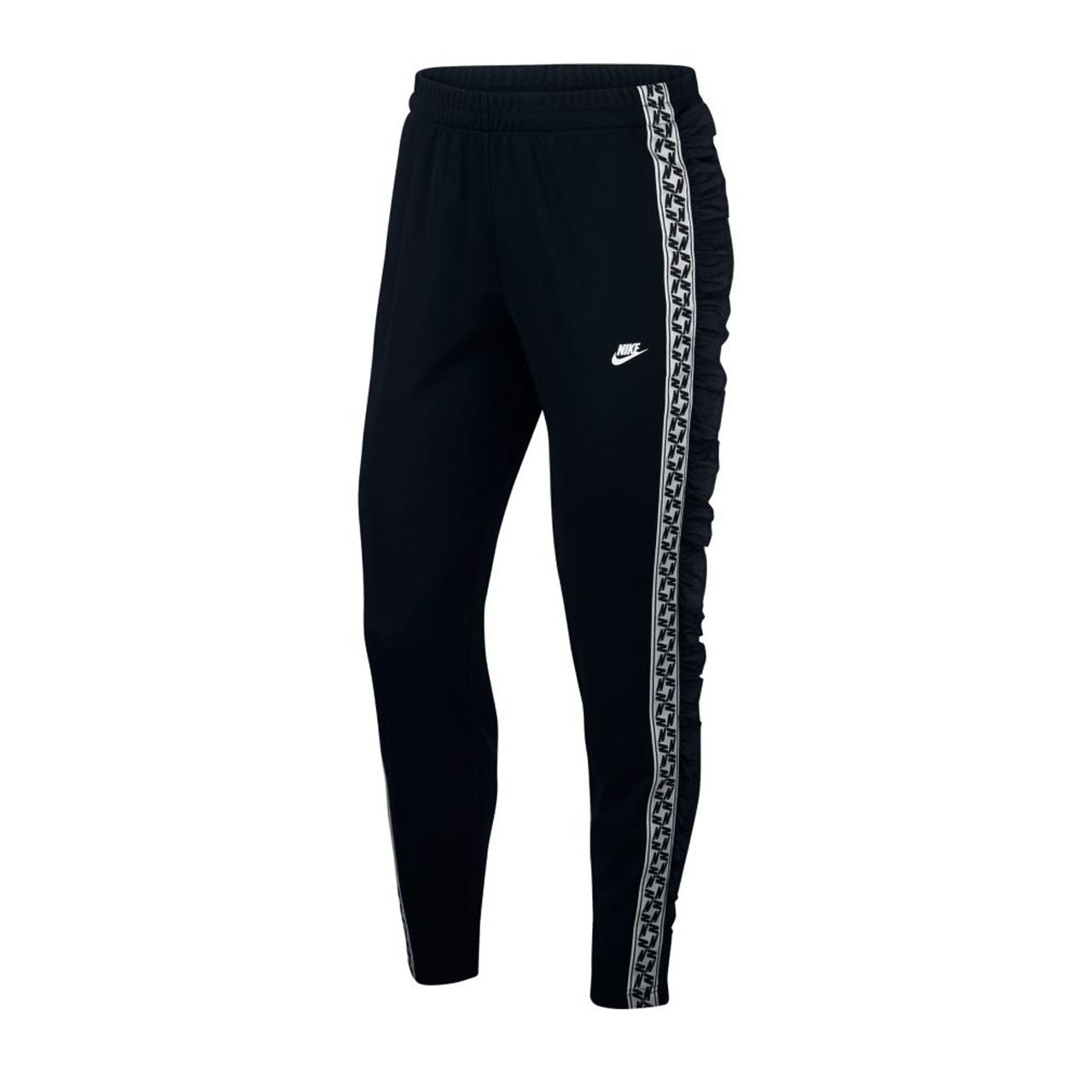 Nike Wmns Nsw Taped Poly Pant in Black - Lyst