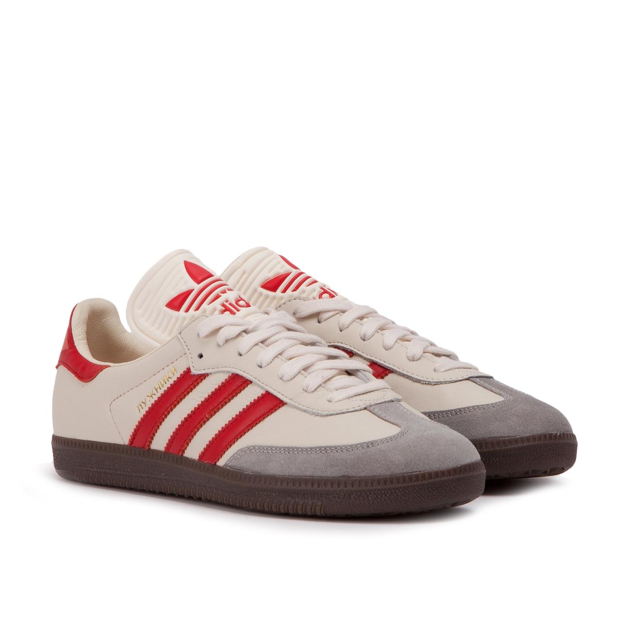 adidas samba classic og white scarlet granite