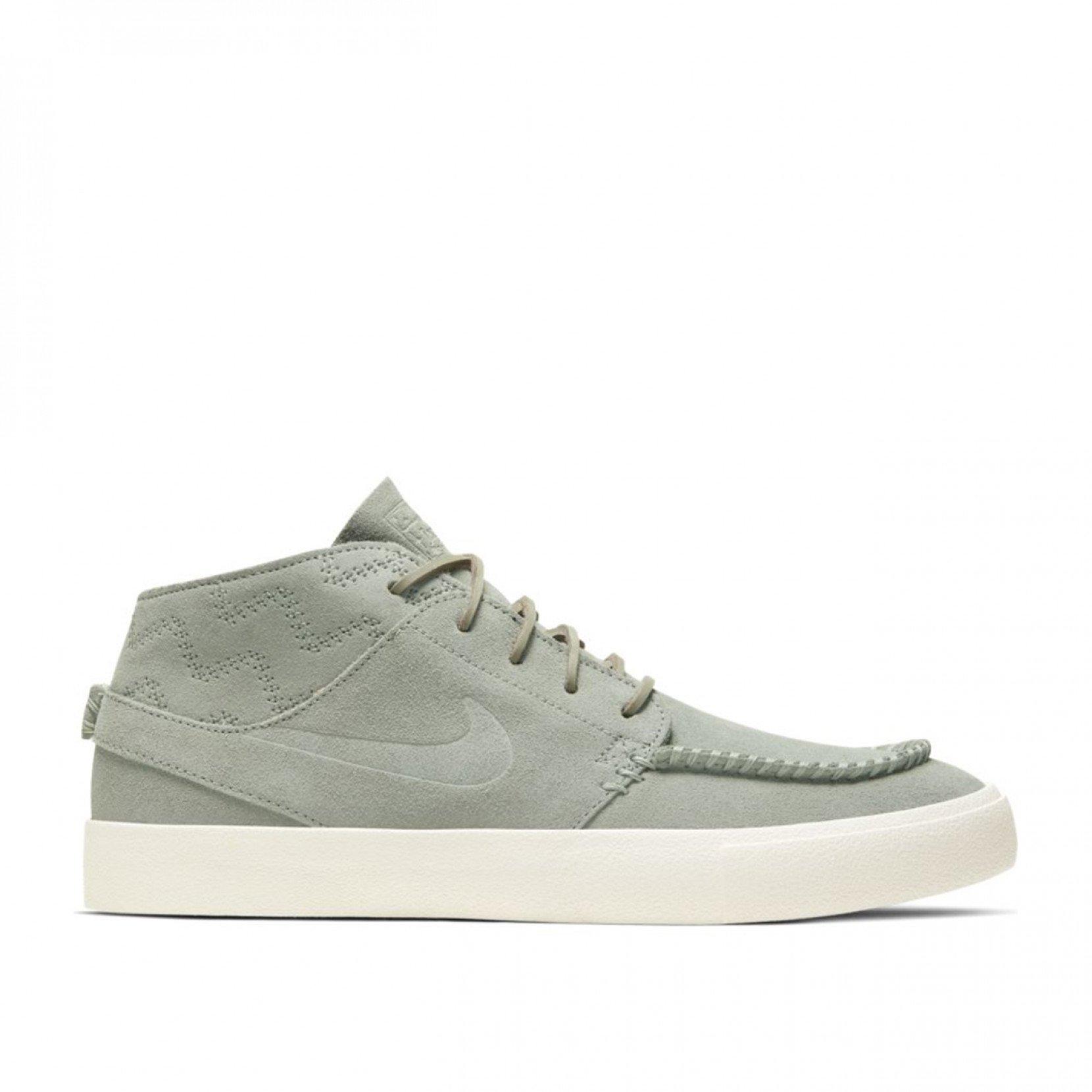 Nike Leather Zoom Janoski Mid Crafted in Green for Men | Lyst