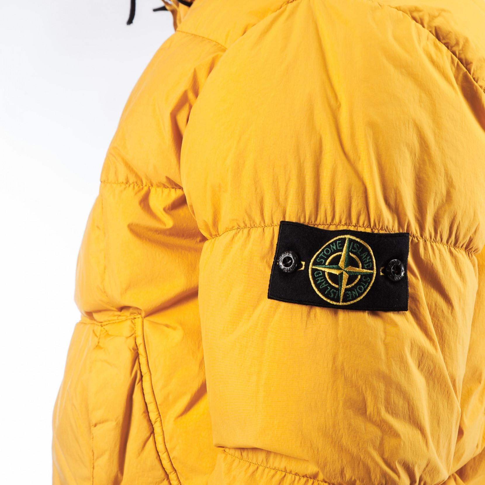 Stone Island Padded Jacket In Yellow For Men Lyst