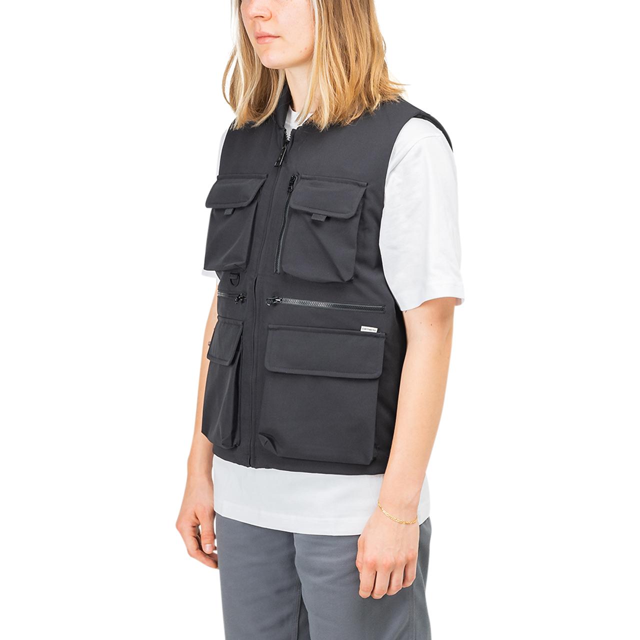 Carhartt WIP Fleece W Colewood Vest, Plain Pattern in Black | Lyst