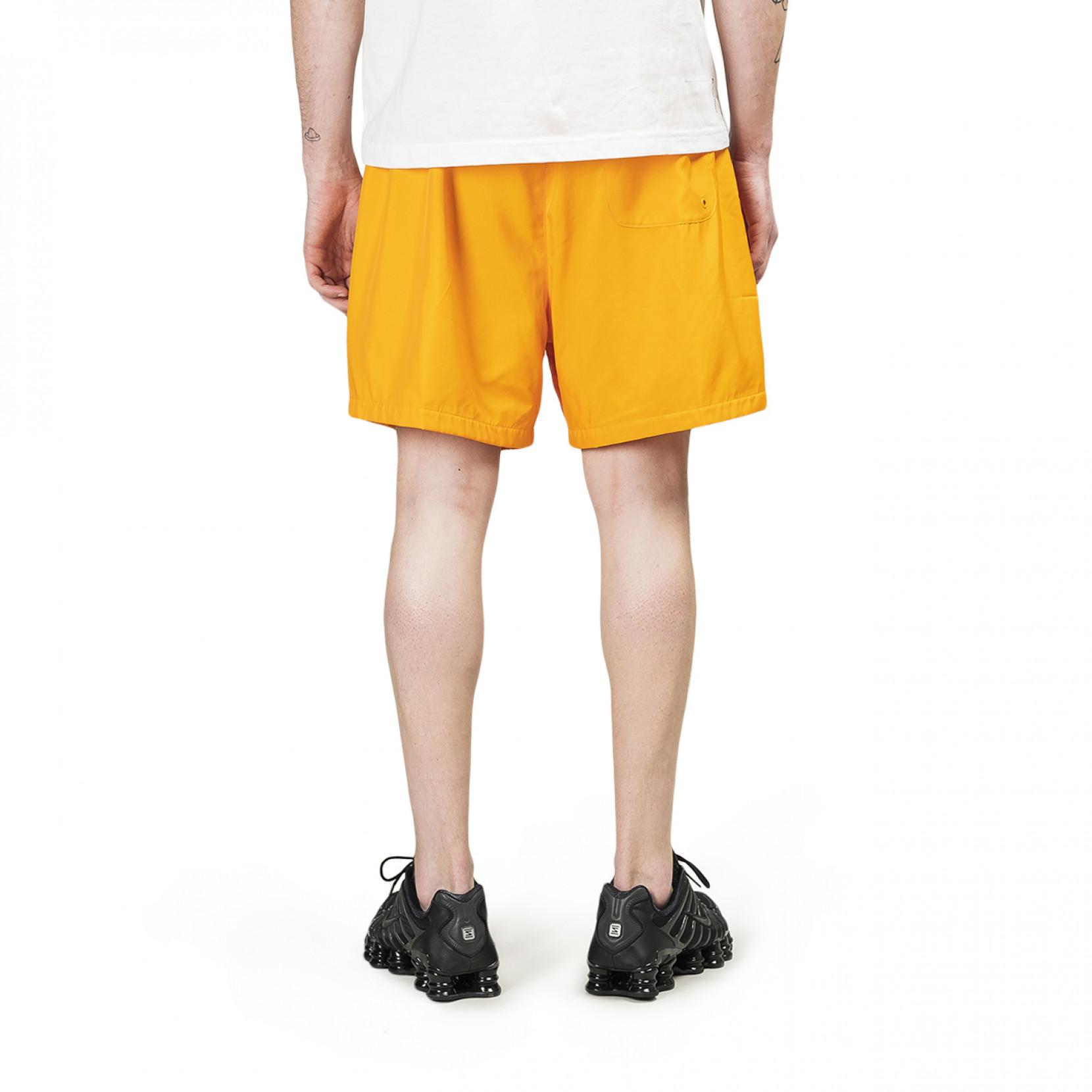 nike woven shorts orange