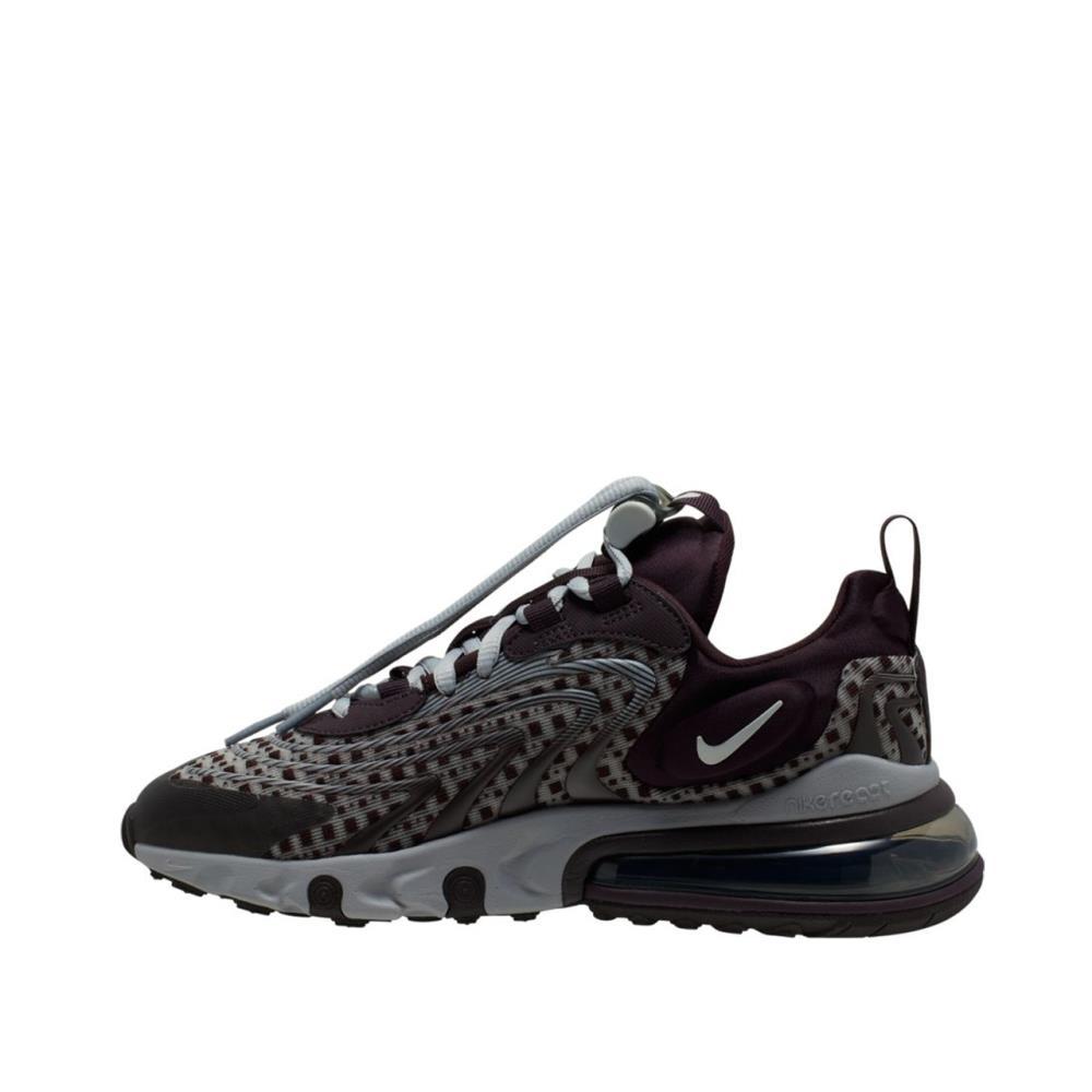 Nike Lace Air Max 270 React Eng Shoe In Burgundy Black Lyst