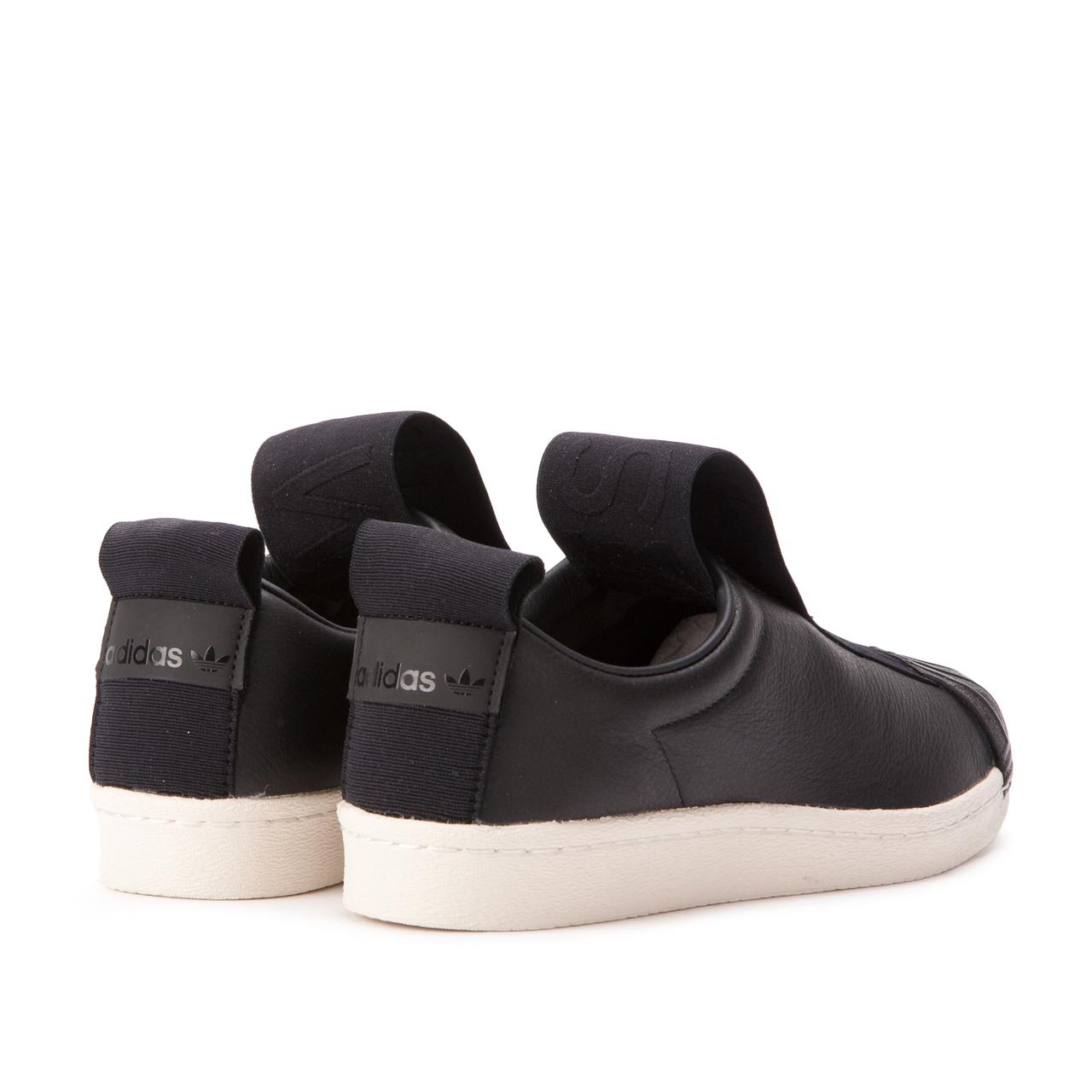 adidas Leather Superstar Bw3s Slip On in Black for Men - Lyst