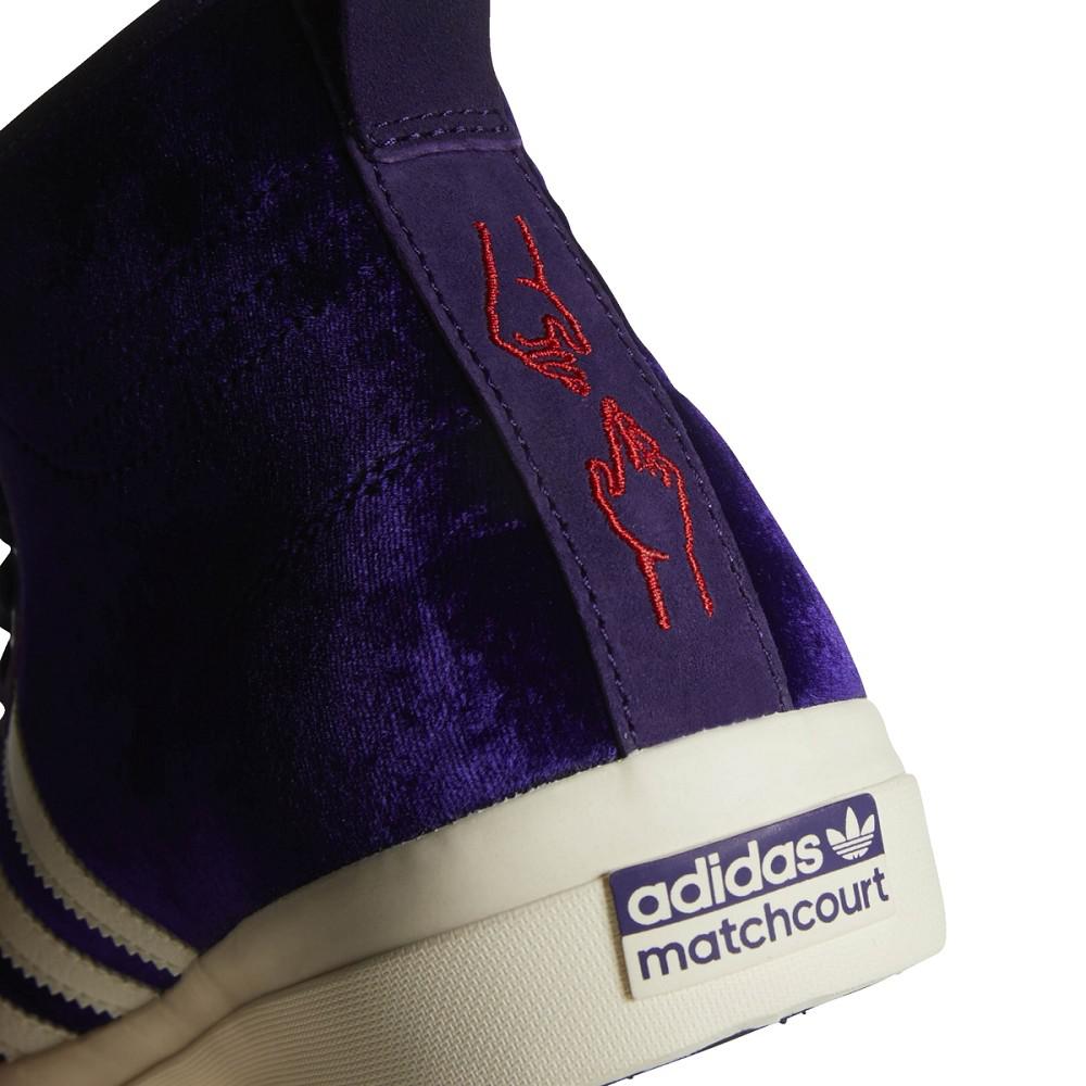 adidas matchcourt high rx purple
