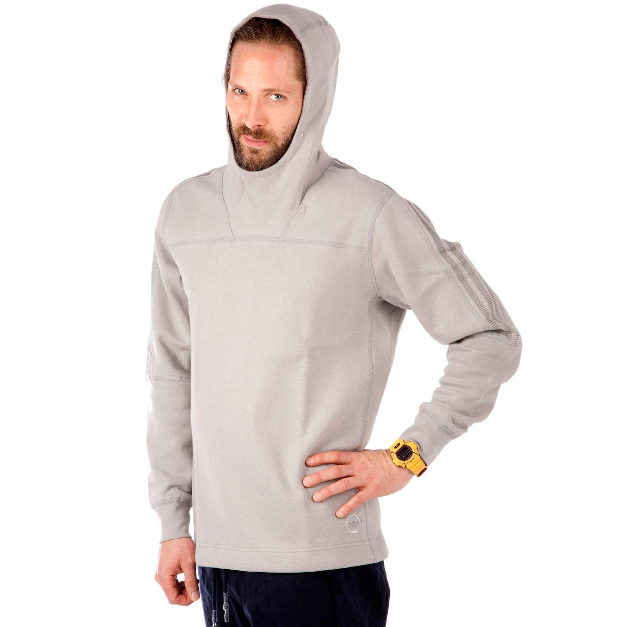 adidas X Wings And Horns Bonded Linen Hoodie in Grey (Grey) for Men - Lyst
