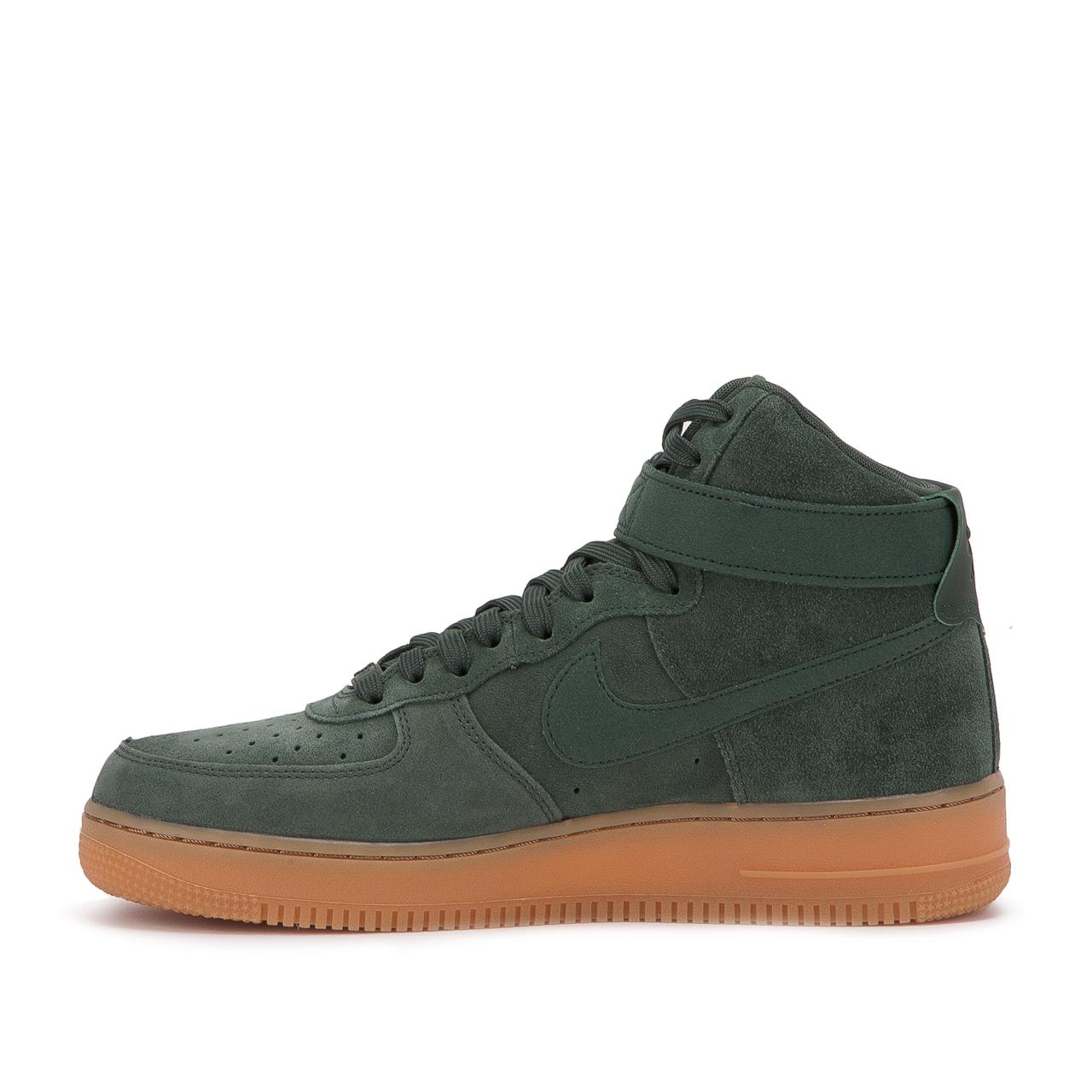 nike air force 1 low suede green