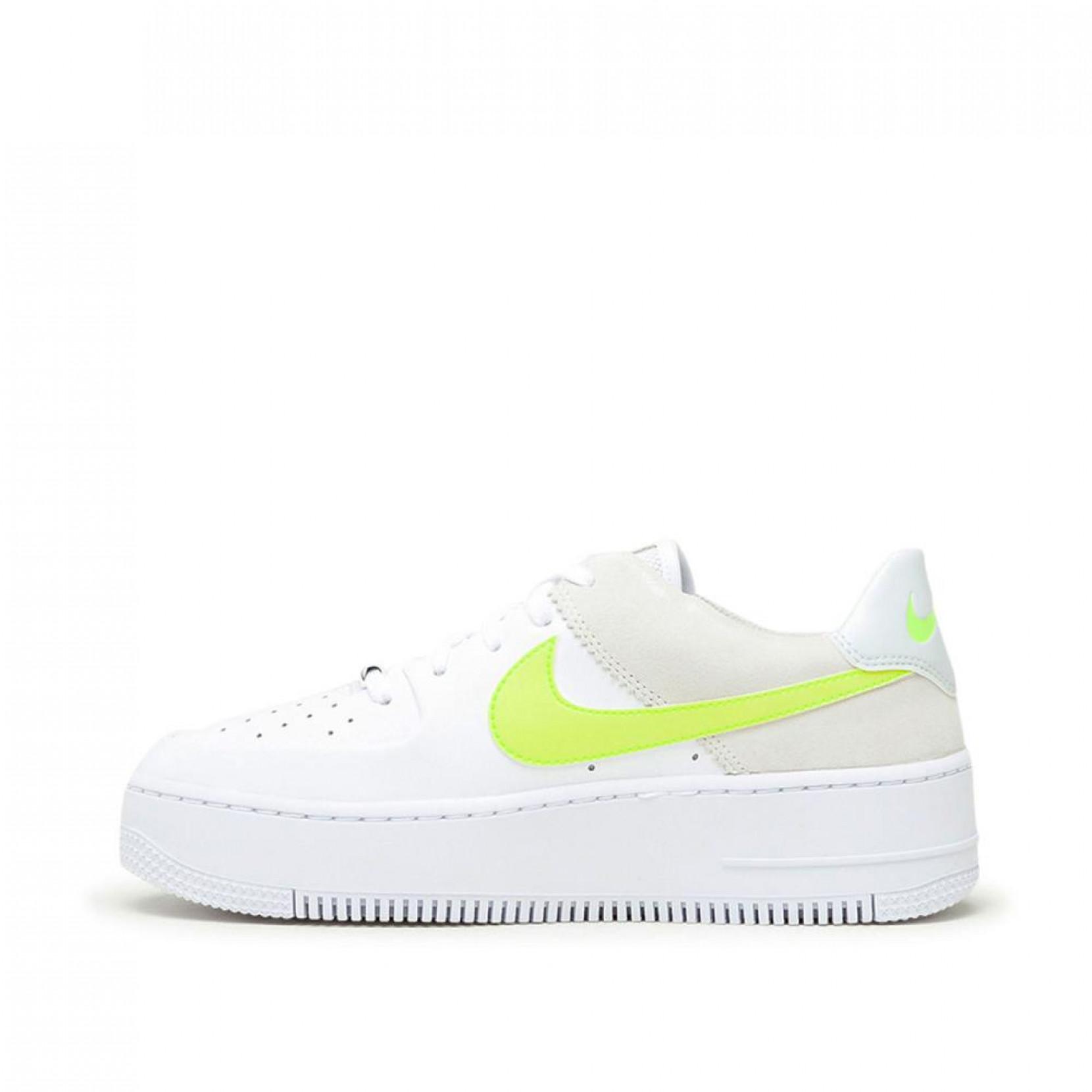 nike white air force 1 sage trainers
