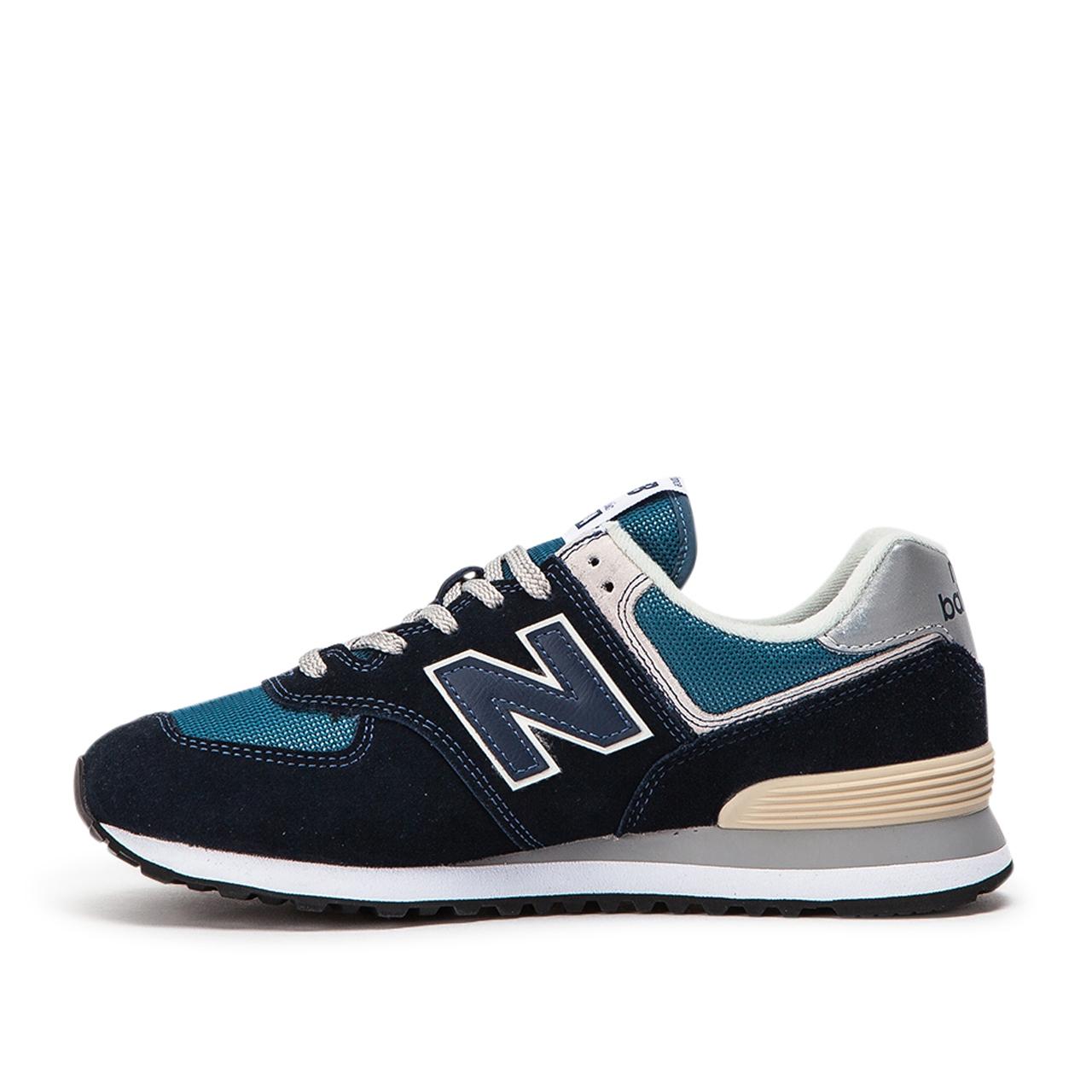 New Balance Leather Ml574 Ess in Navy (Blue) for Men | Lyst
