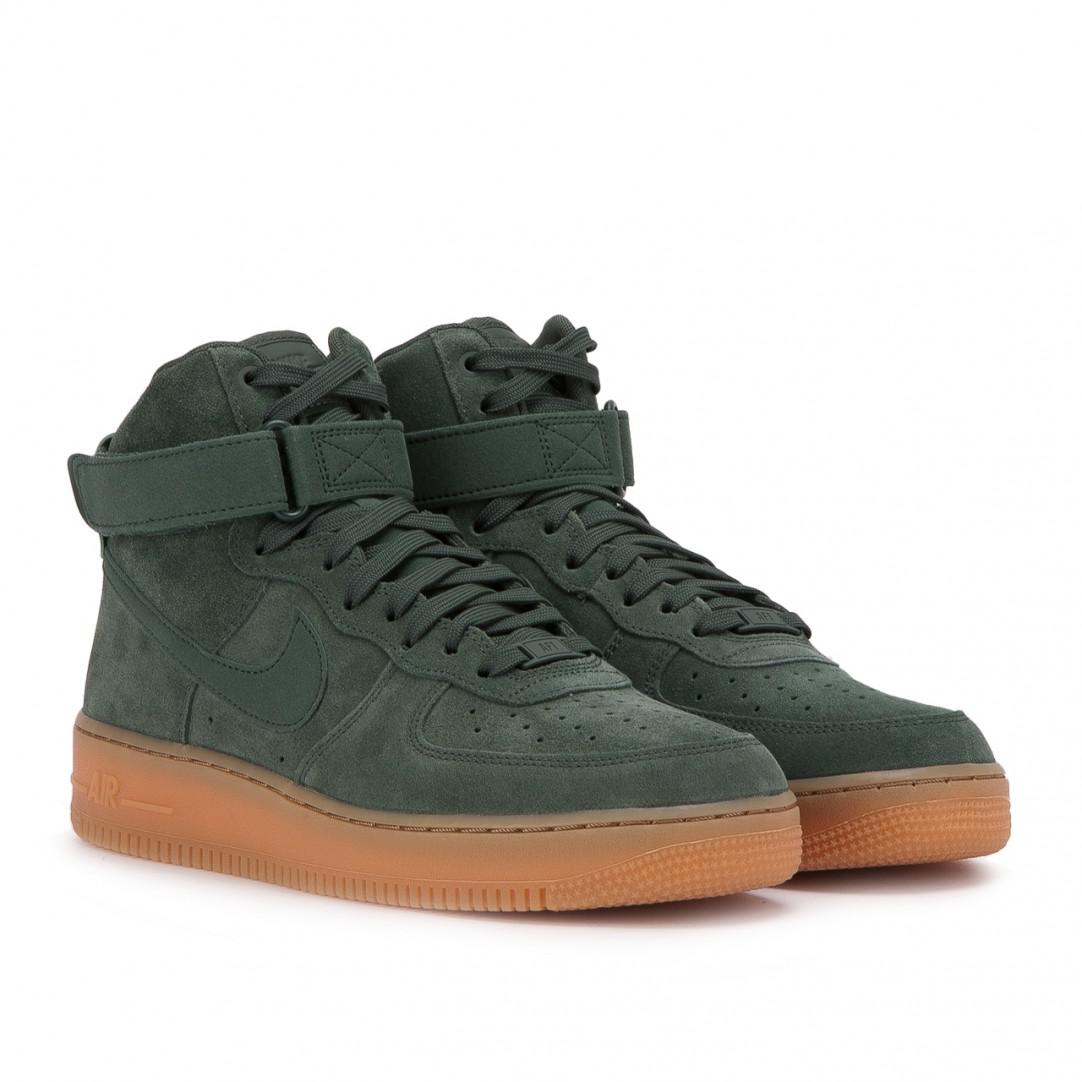 af1 green suede