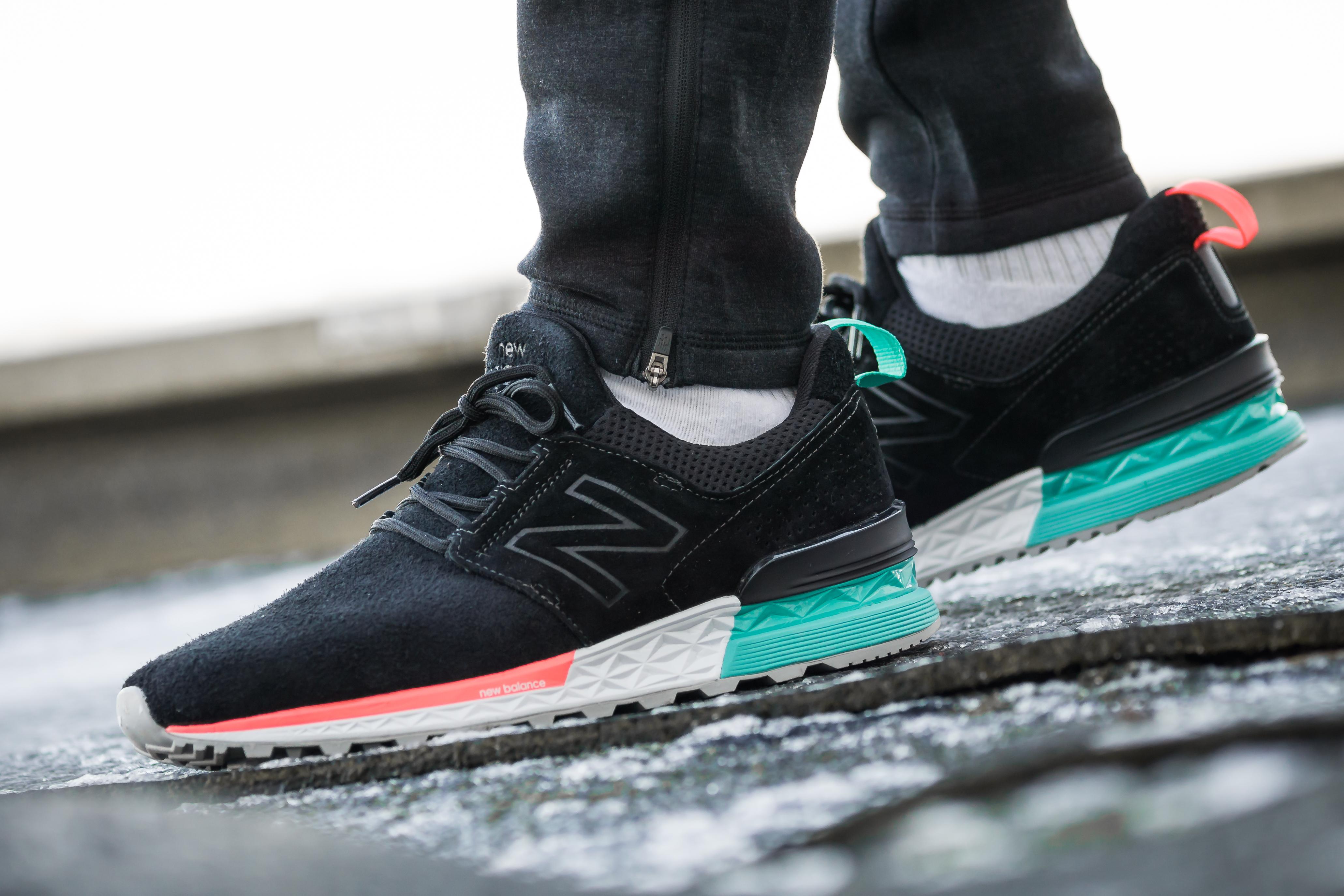 new balance ms574 black