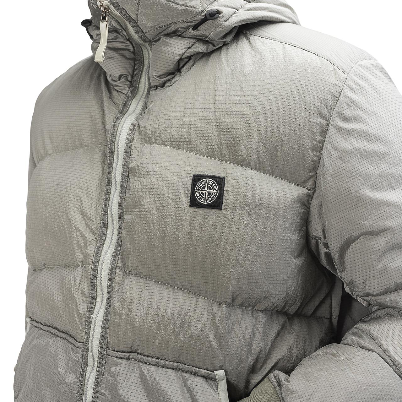 stone island nylon metal jacket grey