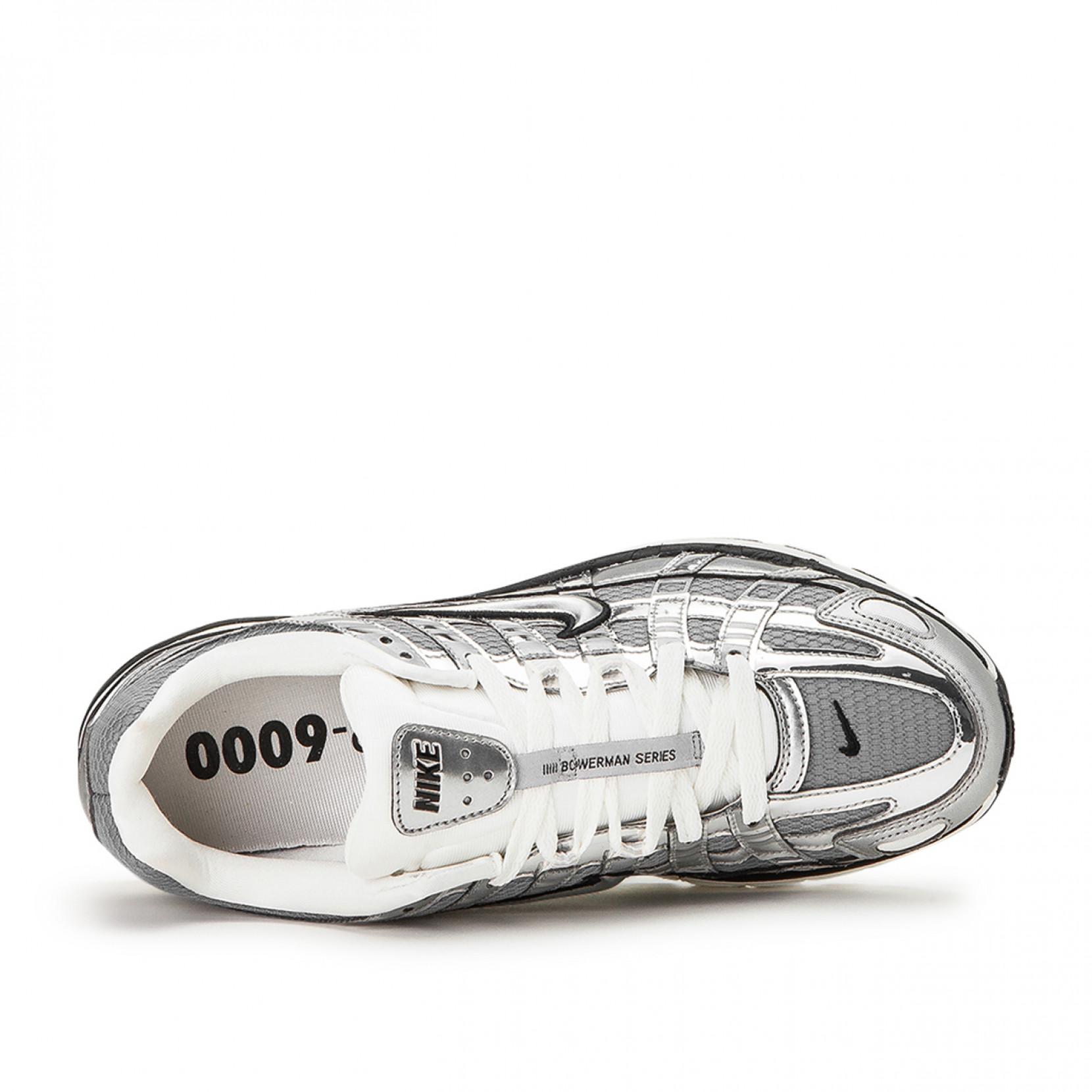 nike p6000 metallic silver red