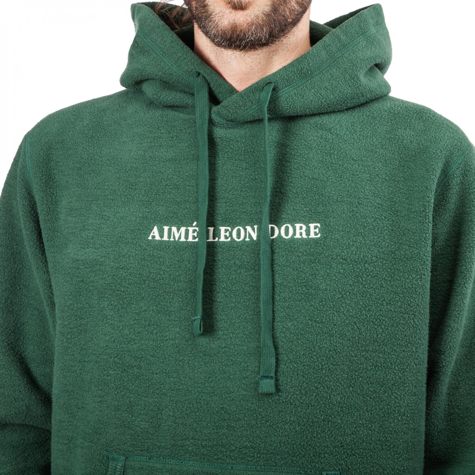 aime leon dore green hoodie
