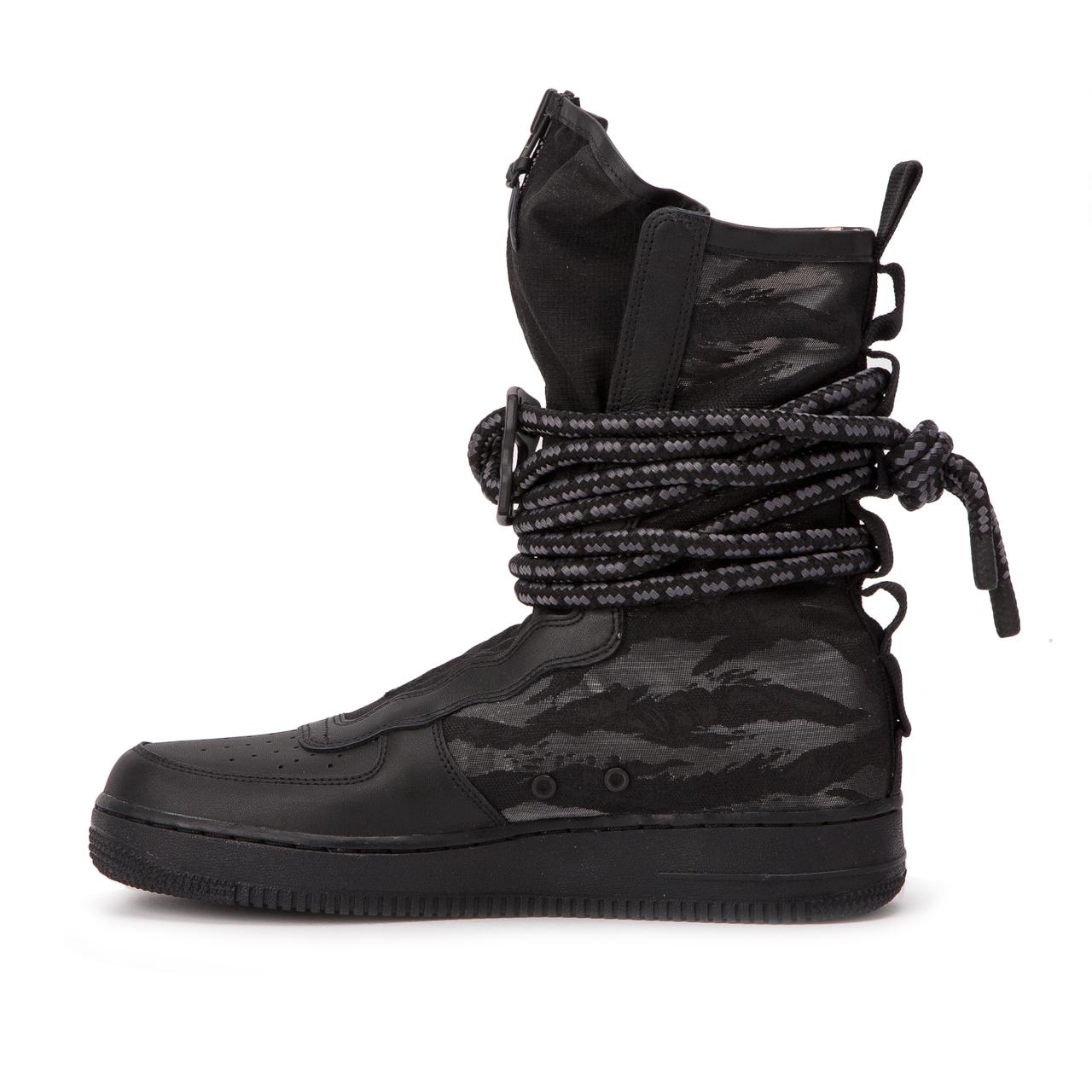 nike sf air force 1 hi boot black