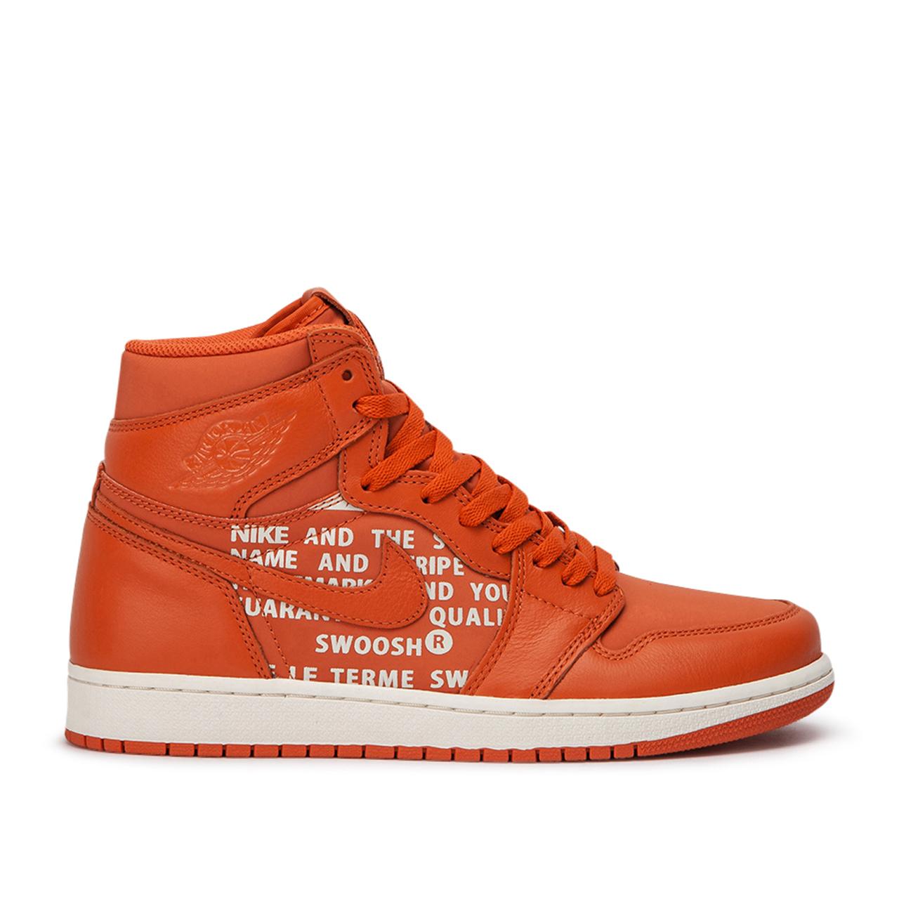 nike air jordan 1 retro high og orange