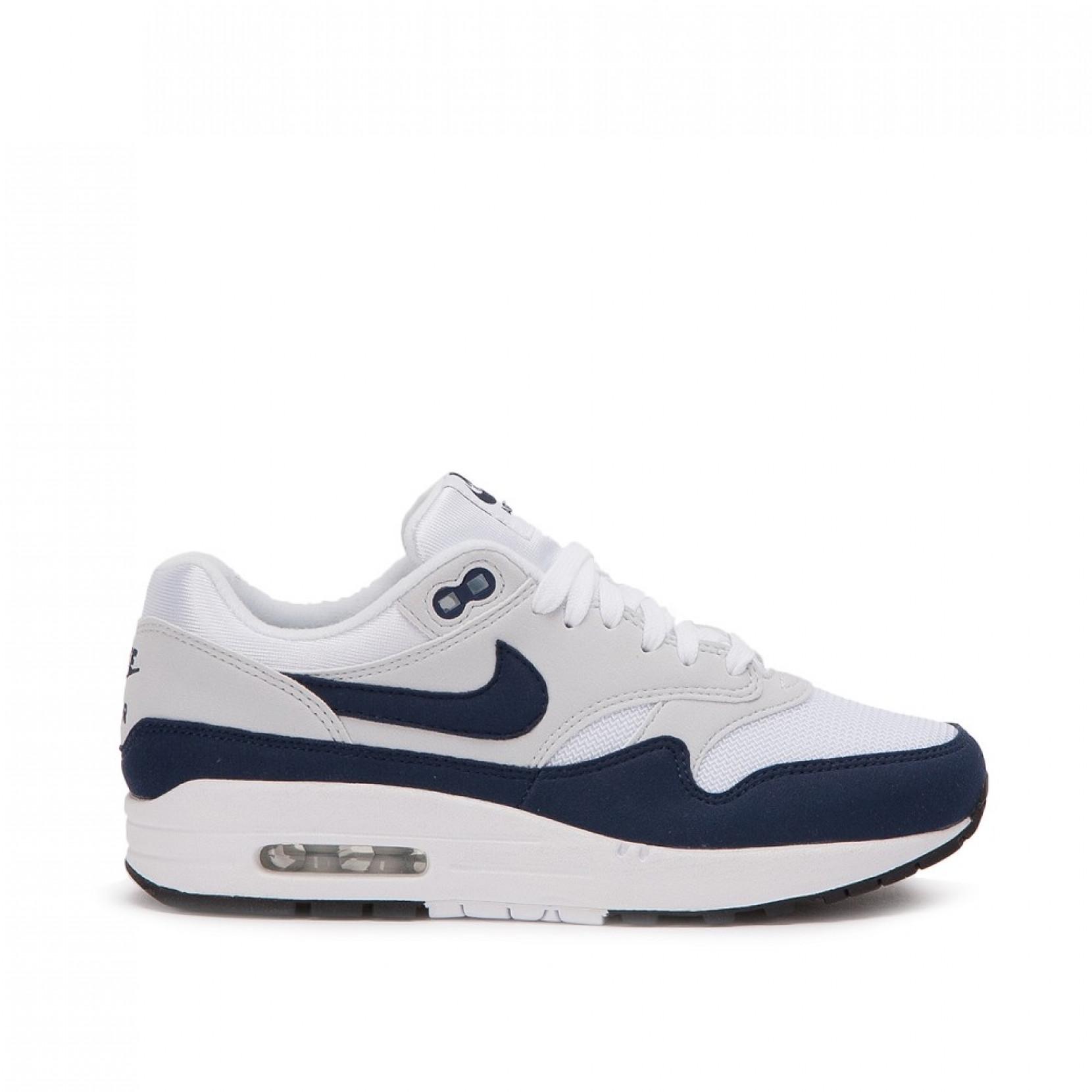 nike air max 1 navy white
