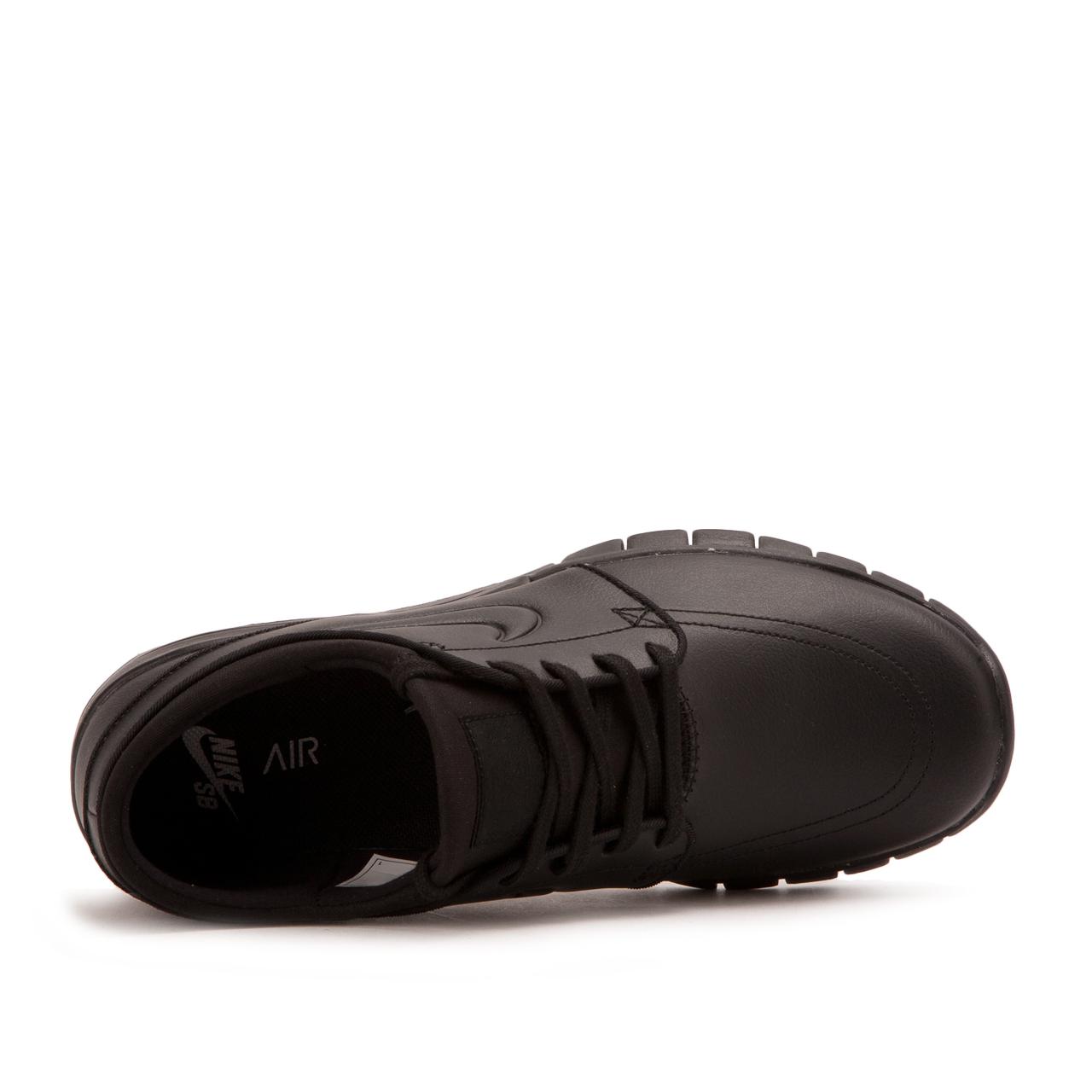 Nike Stefan Janoski Max Leather in Black for Men - Lyst